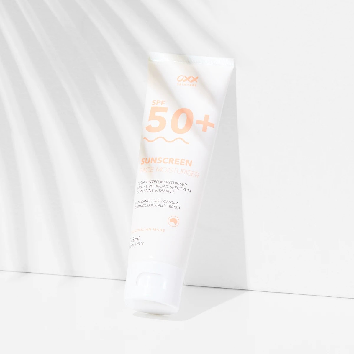 2 OXX Skincare SPF 50+ Face Moisturiser and Sunscreen 75ml - Vitamin E, 2 of 10