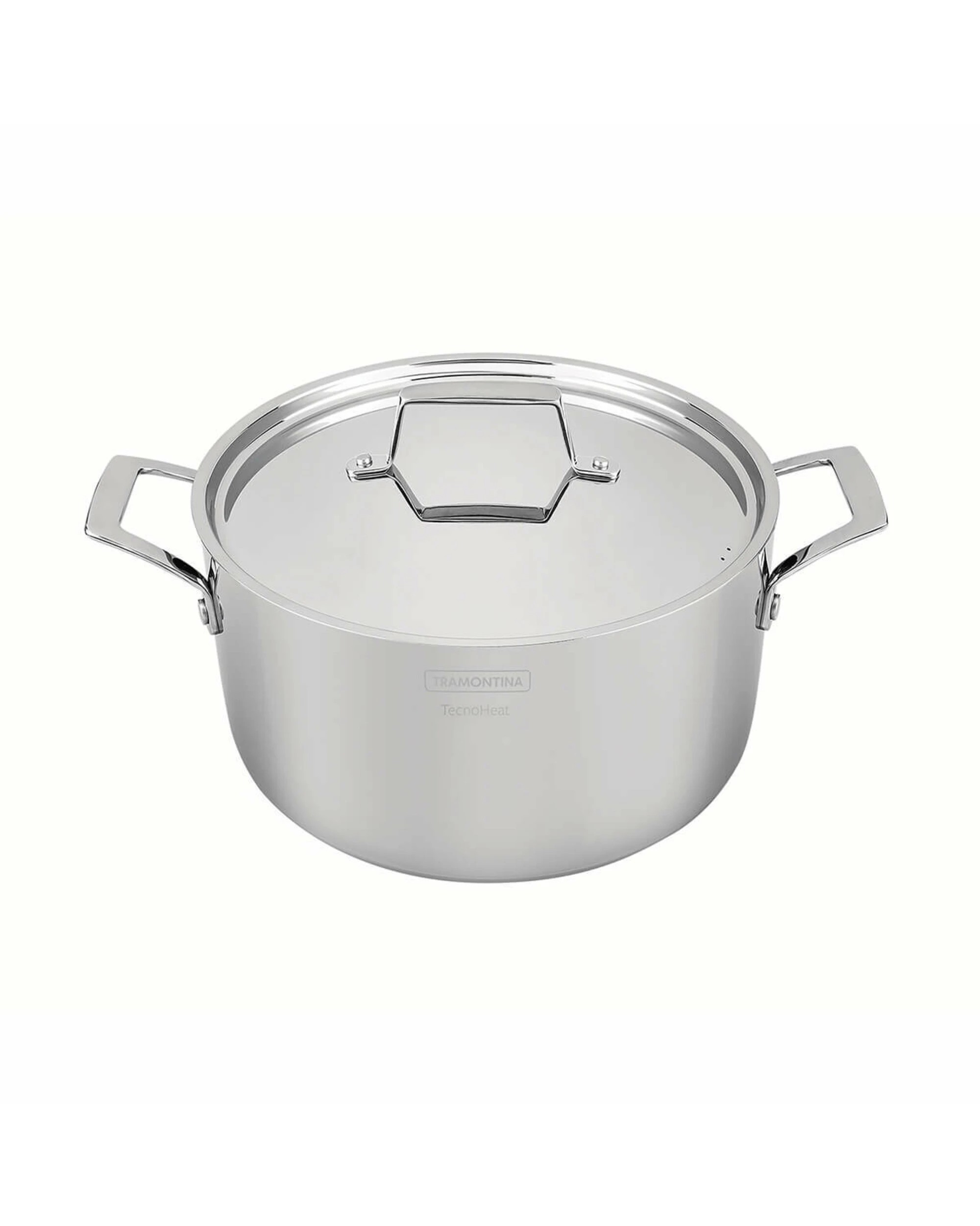 2 Tramontina Grano 24cm 7.7L Stainless Steel Stock Pot, 2 of 4