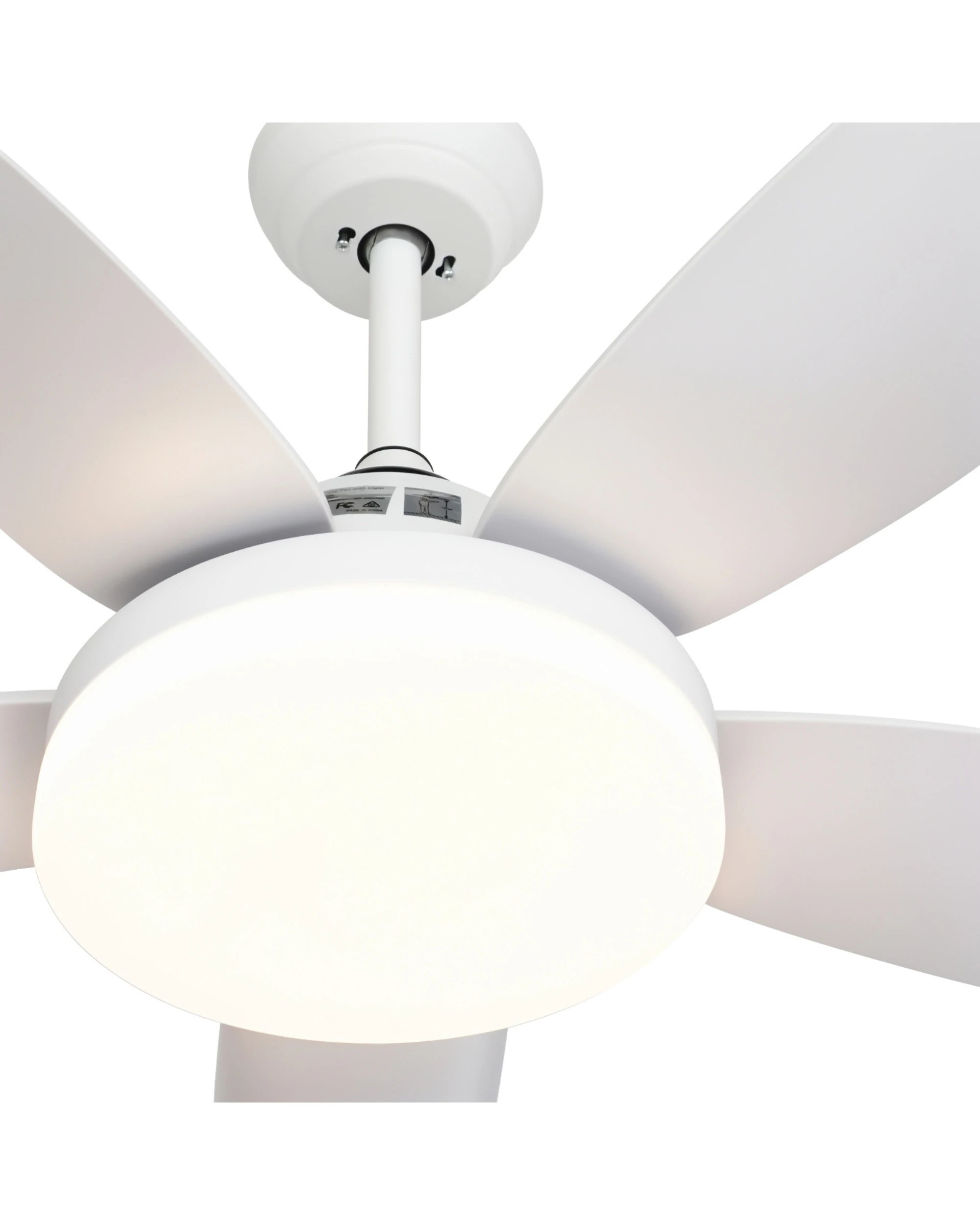 3 Advwin Ceiling Fans with 3-Color Light & 6 Speed,  with 5 Quiet DC Reversible Blades, 3 of 8