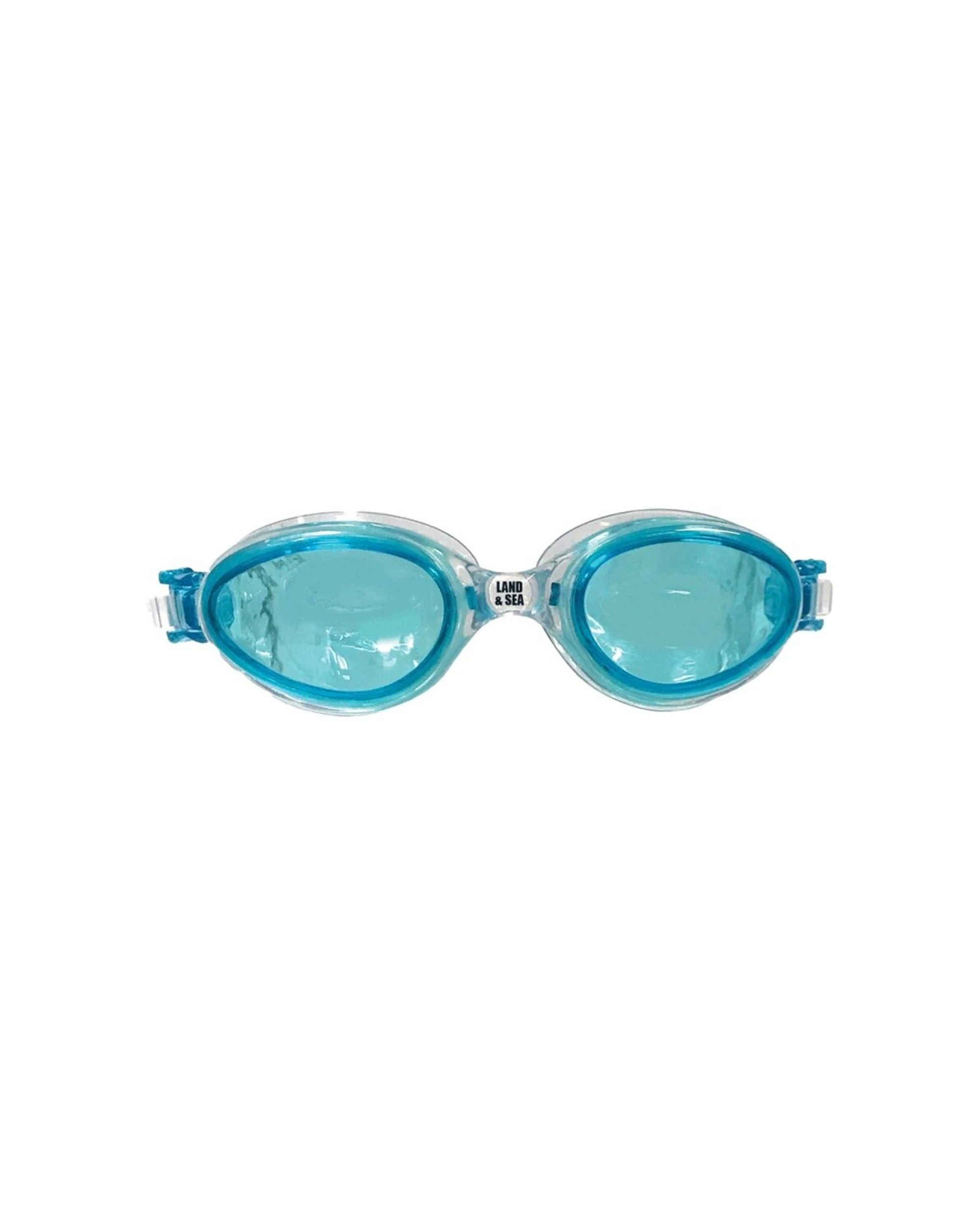 1 Land & Sea Sports Universal Fit Silicone Anti-Fog Swim Goggles - Blue, 1 of 1