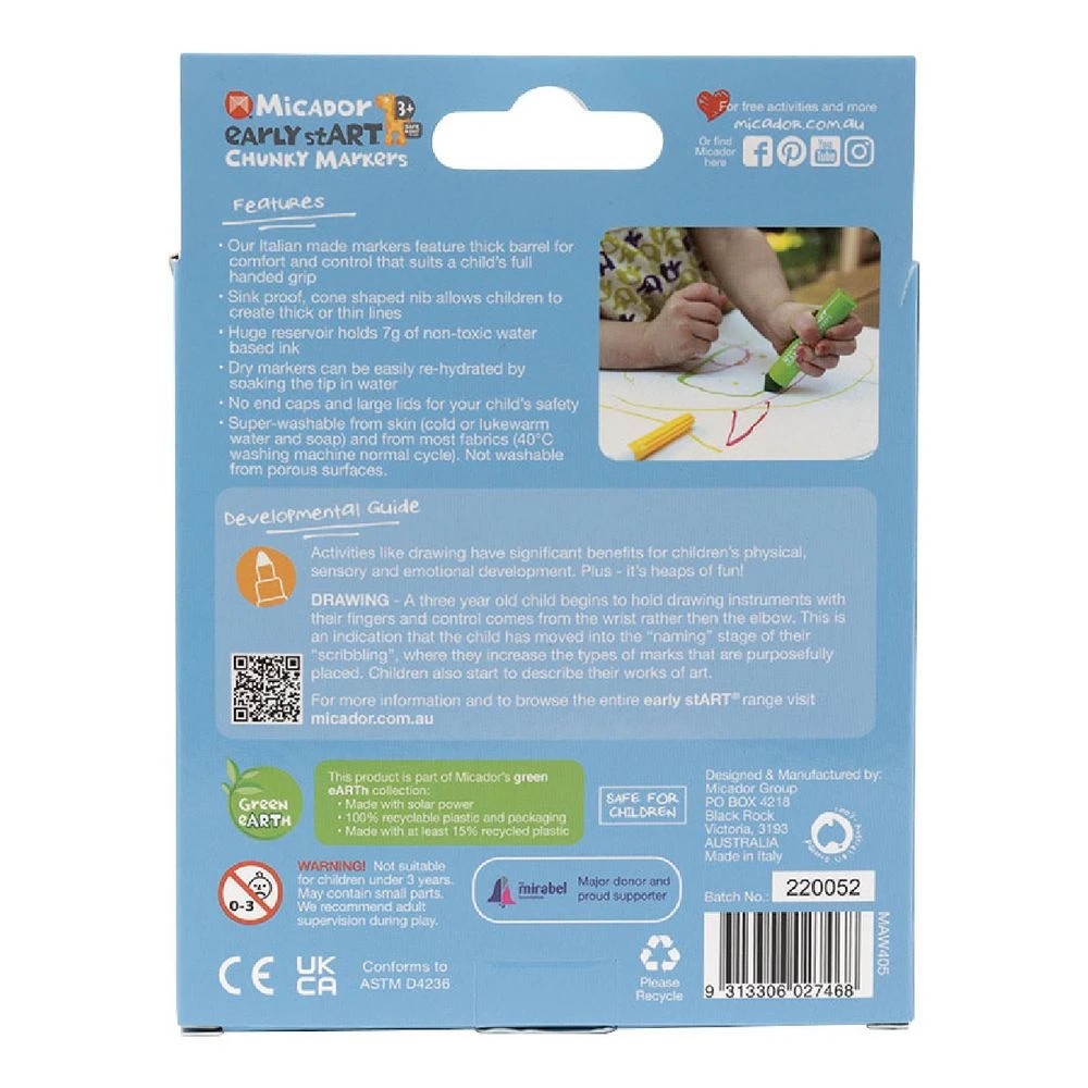 2 Micador early stART Chunky Markers 5 Pack, 2 of 3