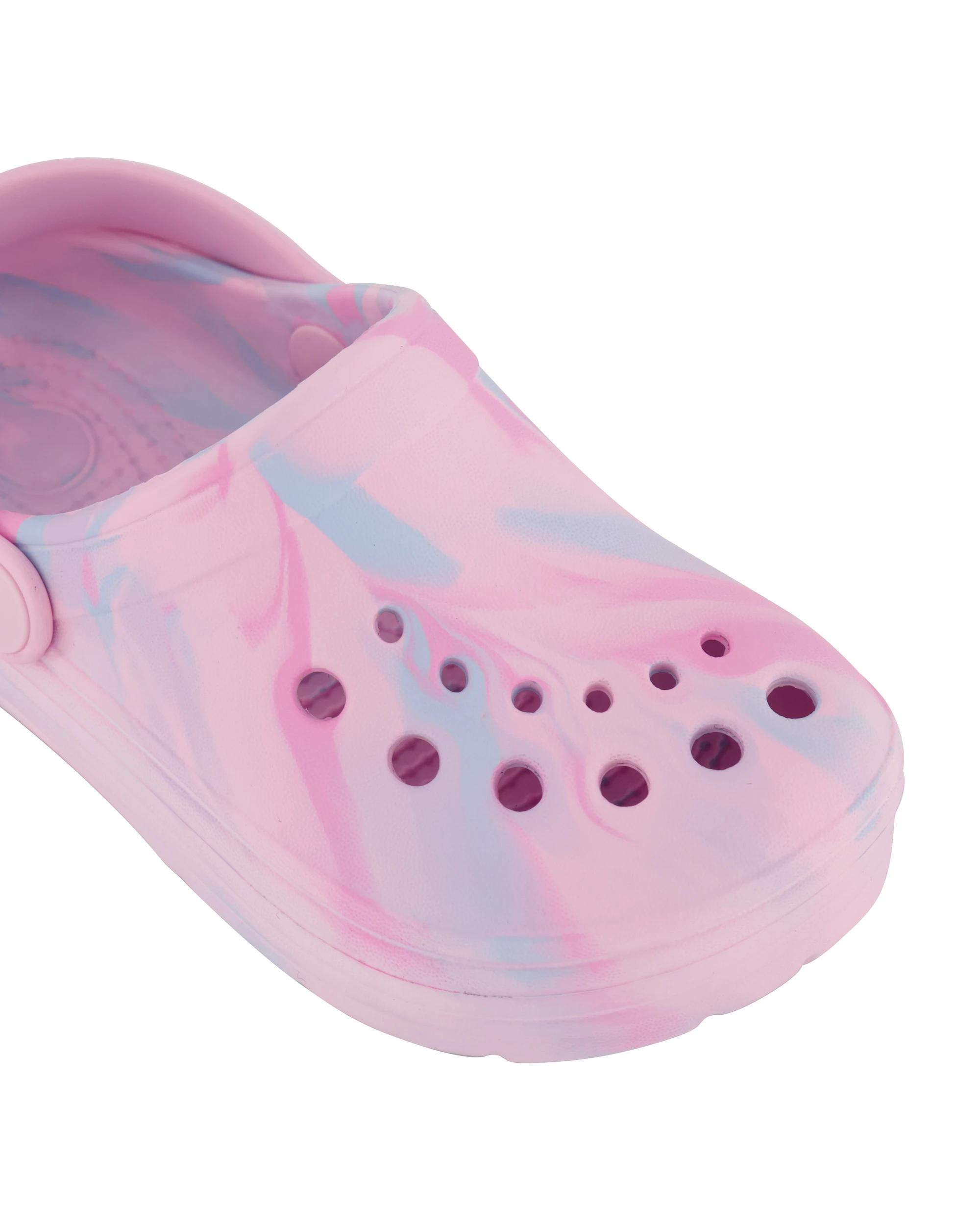 4 Junior Slip On Clogs Pinkmarble, 4 of 4