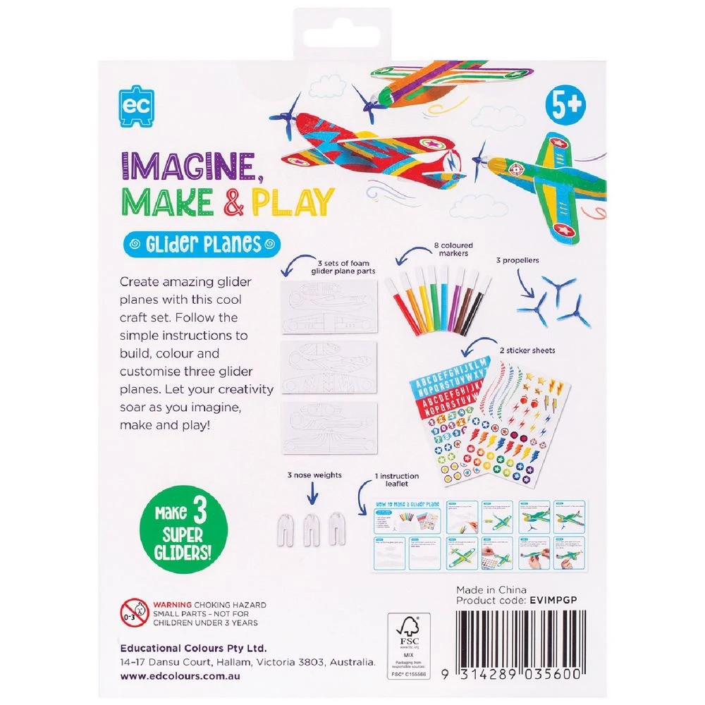 4 Imagine, Make & Play Glider Planes, 4 of 4