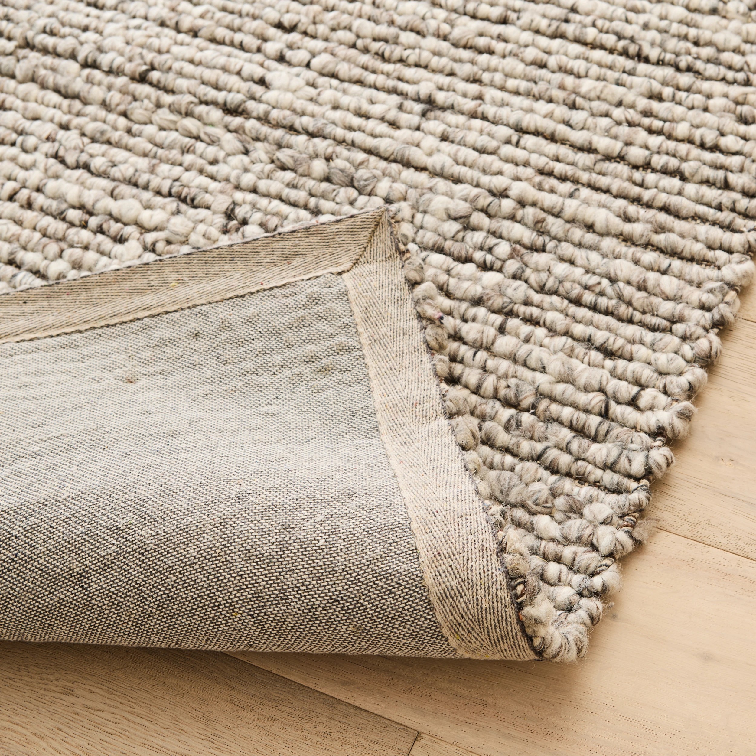 3 Grayson Wool Rich Rug - Grey, Large - 235cm x 160cm, 3 of 6