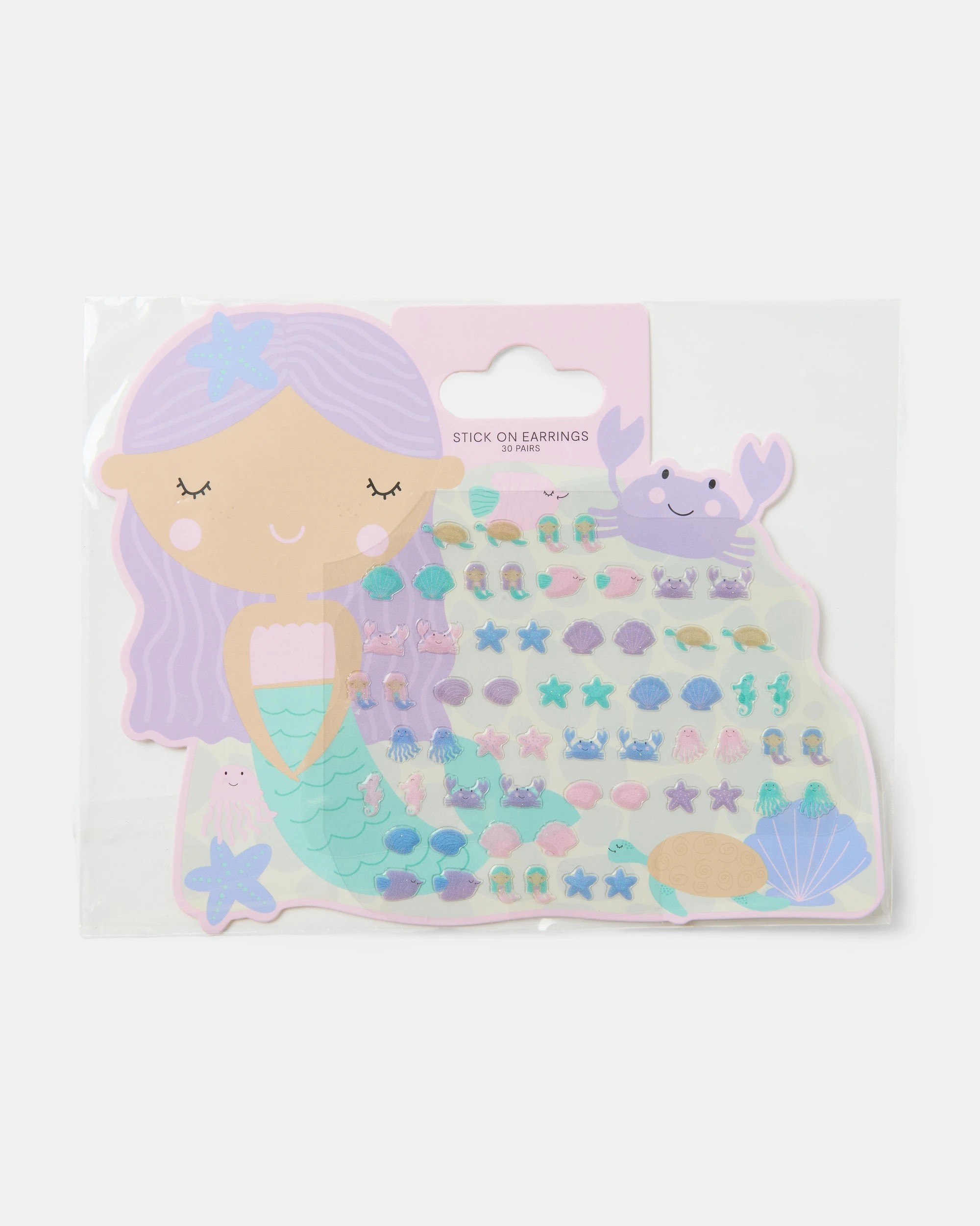3 30 Pack Stick-On Earrings - Mermaid, 3 of 3