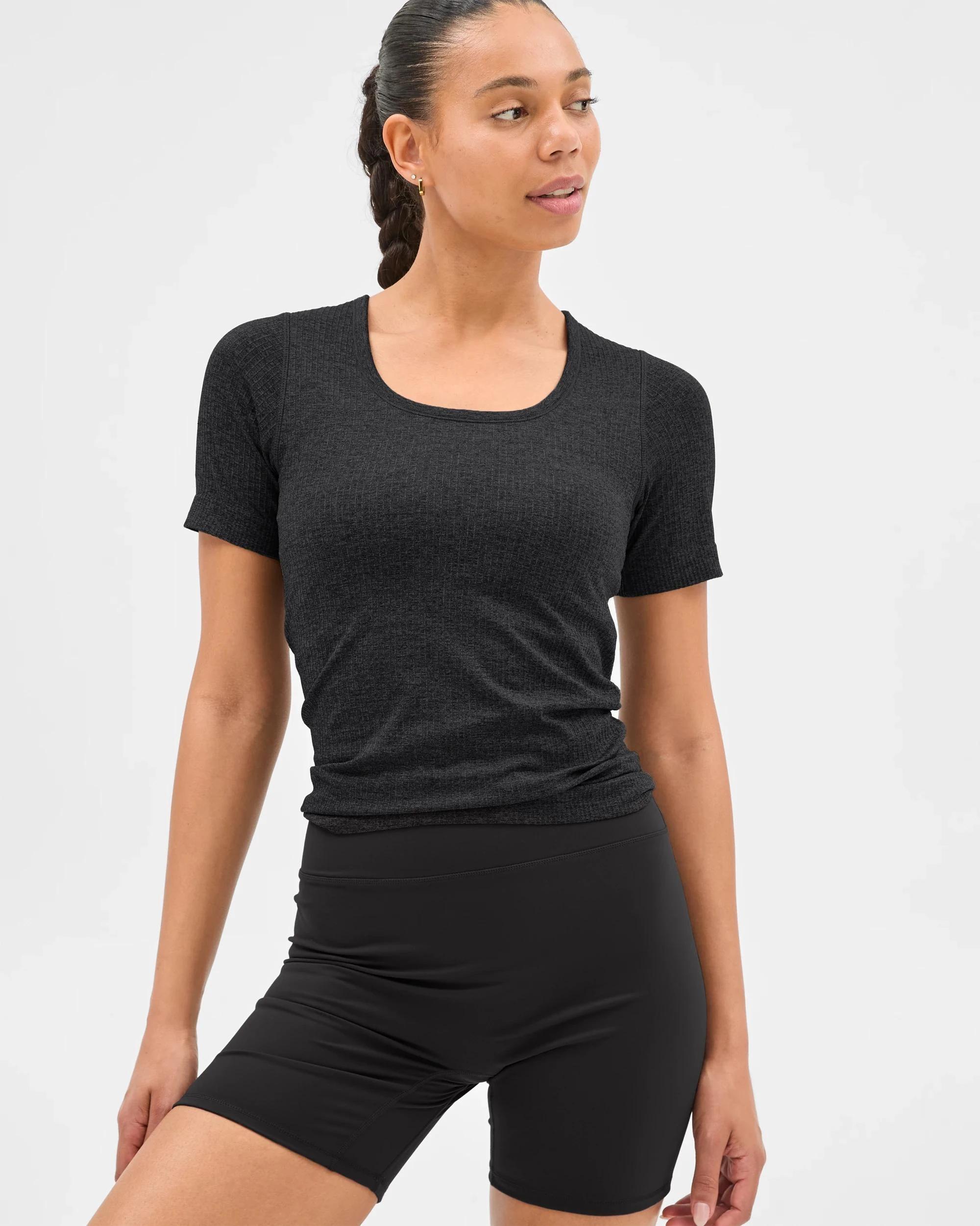 2 Target Studio Soft Yoga Bike Shorts BLACK, 2 of 7