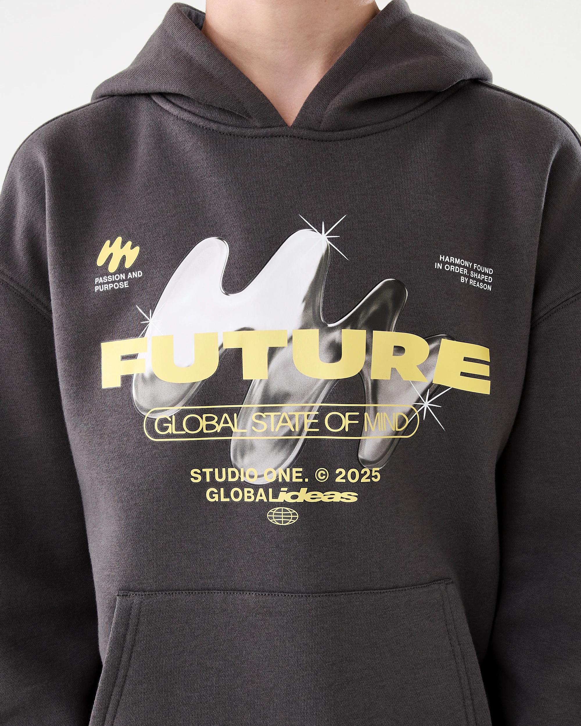 5 Oversized Print Hoodie Gry Urban, 5 of 8