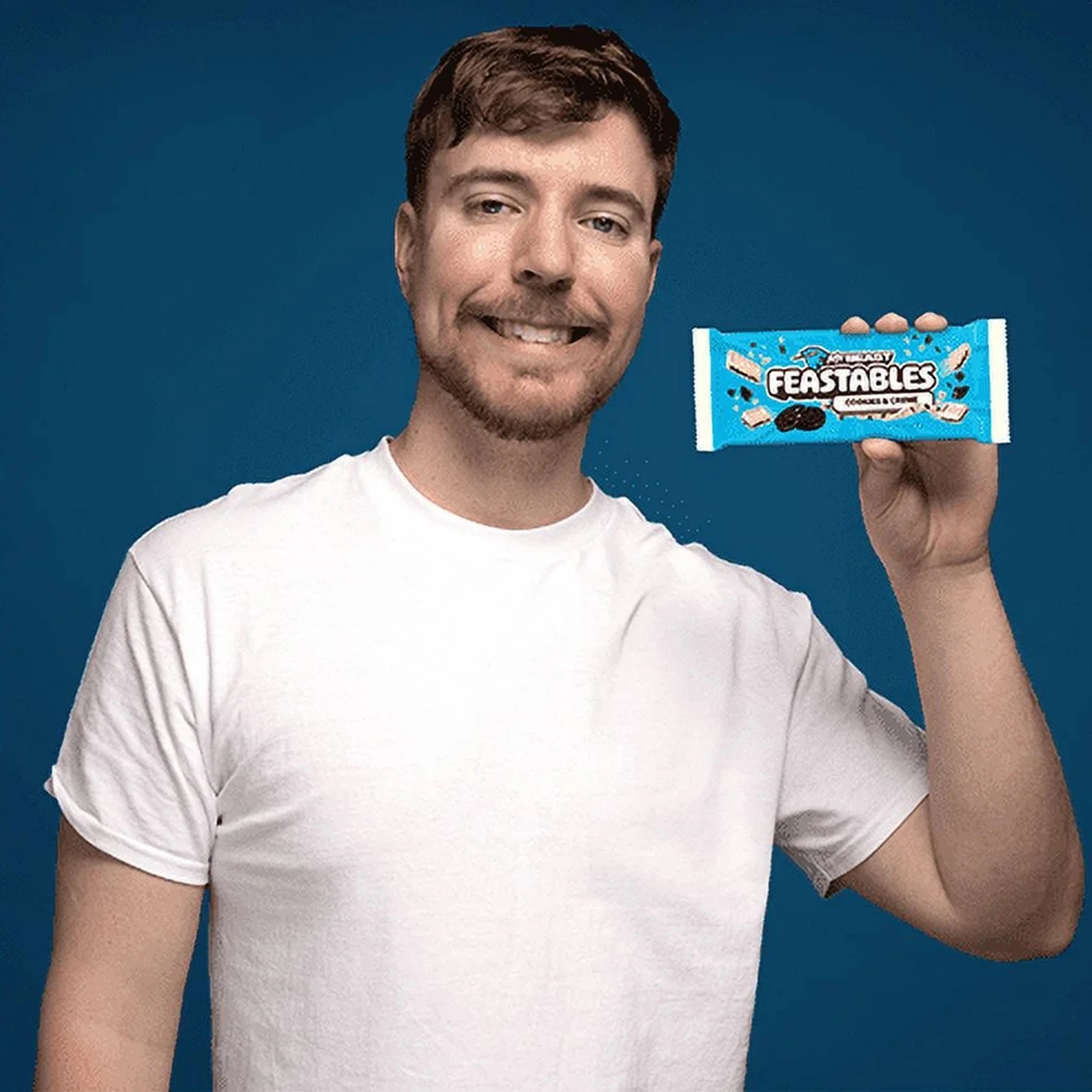 5 MrBeast Feastables Cookies & Creme Chocolate Bar 60g, 5 of 8