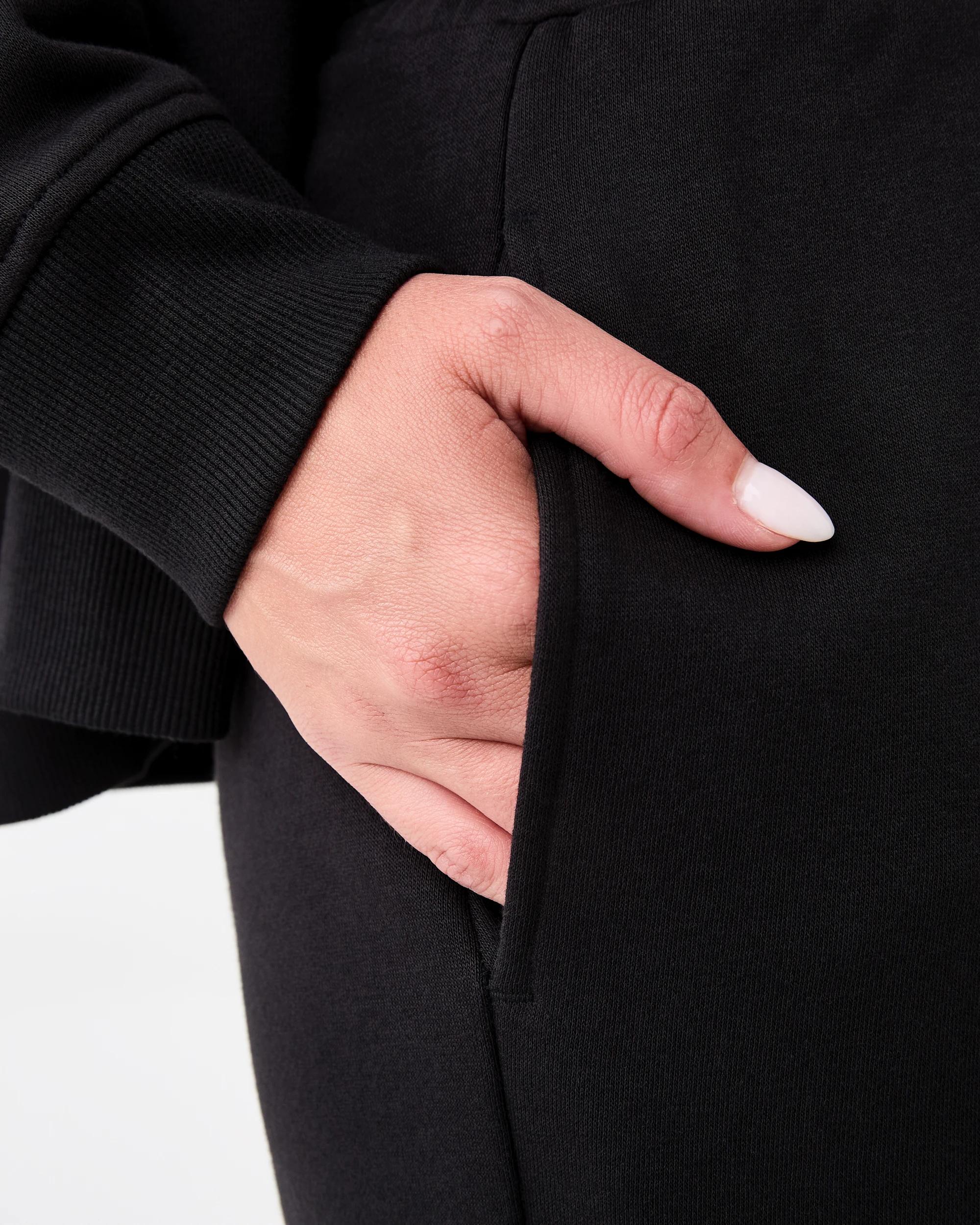 5 Active Womens Essential Cuff Trackpants Black, 5 of 6