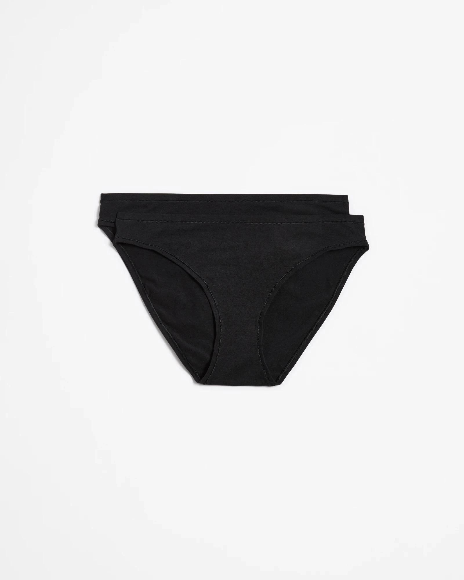 1 Target 2 Pack Bamboo Bikini Briefs BLACK, 1 of 7