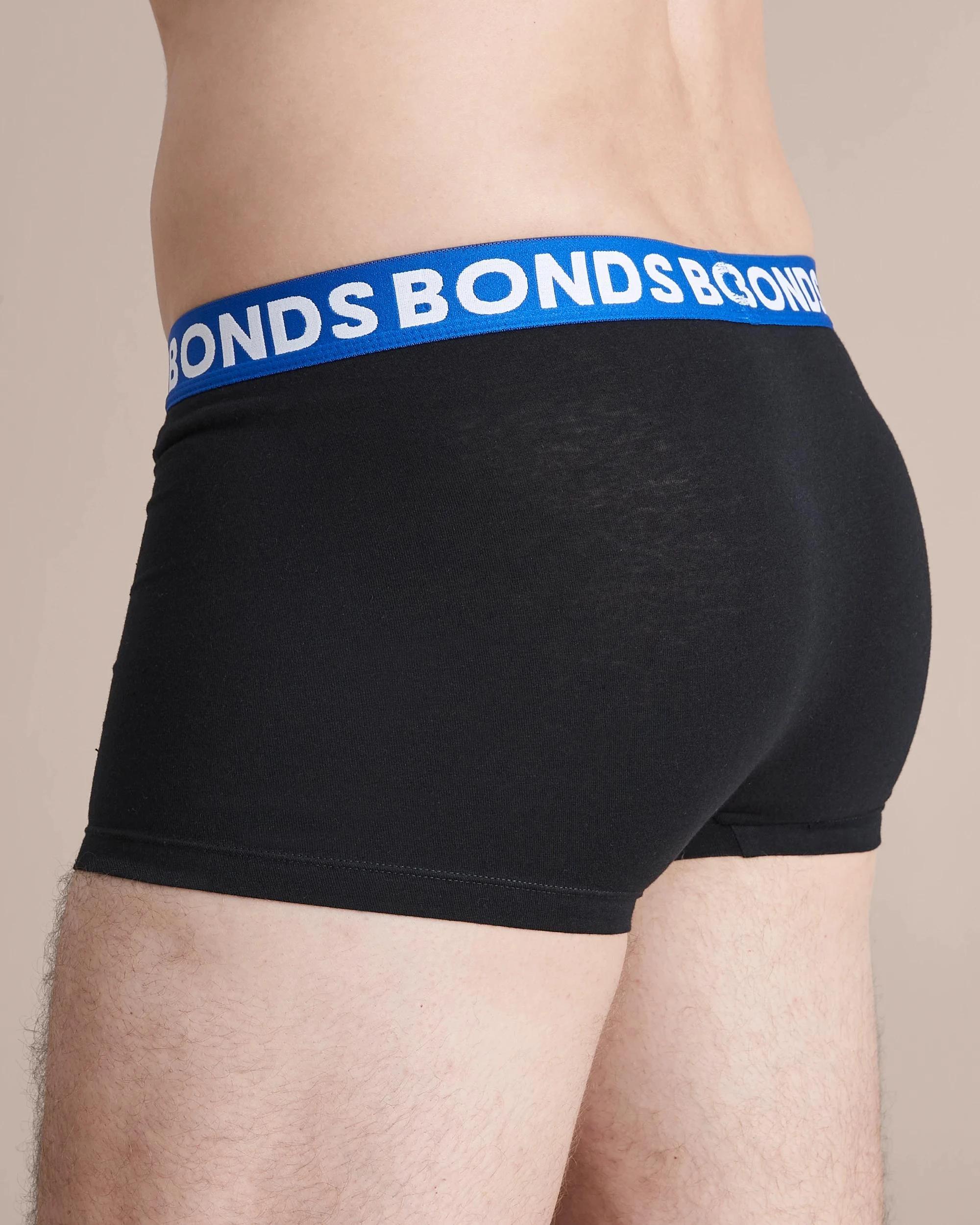 6 Bonds 3 Pack Everyday Trunks NAVY BLUE/WHITE STRIPE, 6 of 9