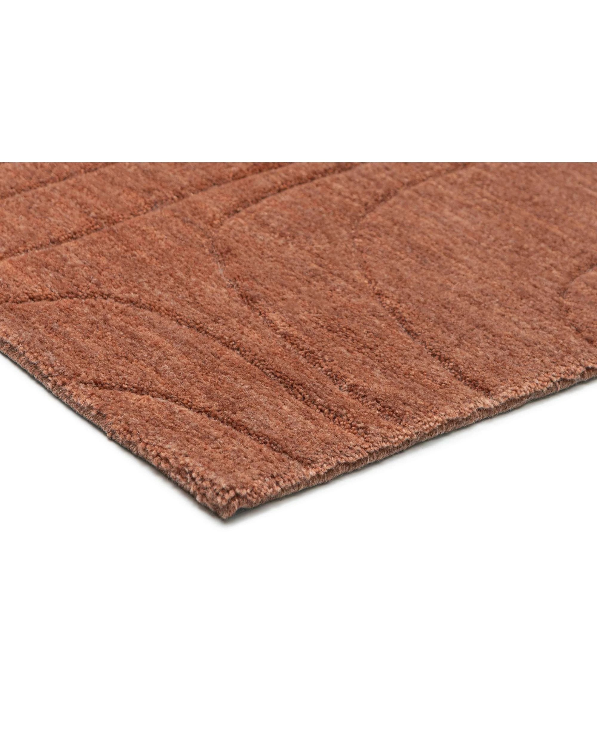 4 Loopsie Tiburtino Plush Wool Rug-330cm x 240cm - Orange, 4 of 7