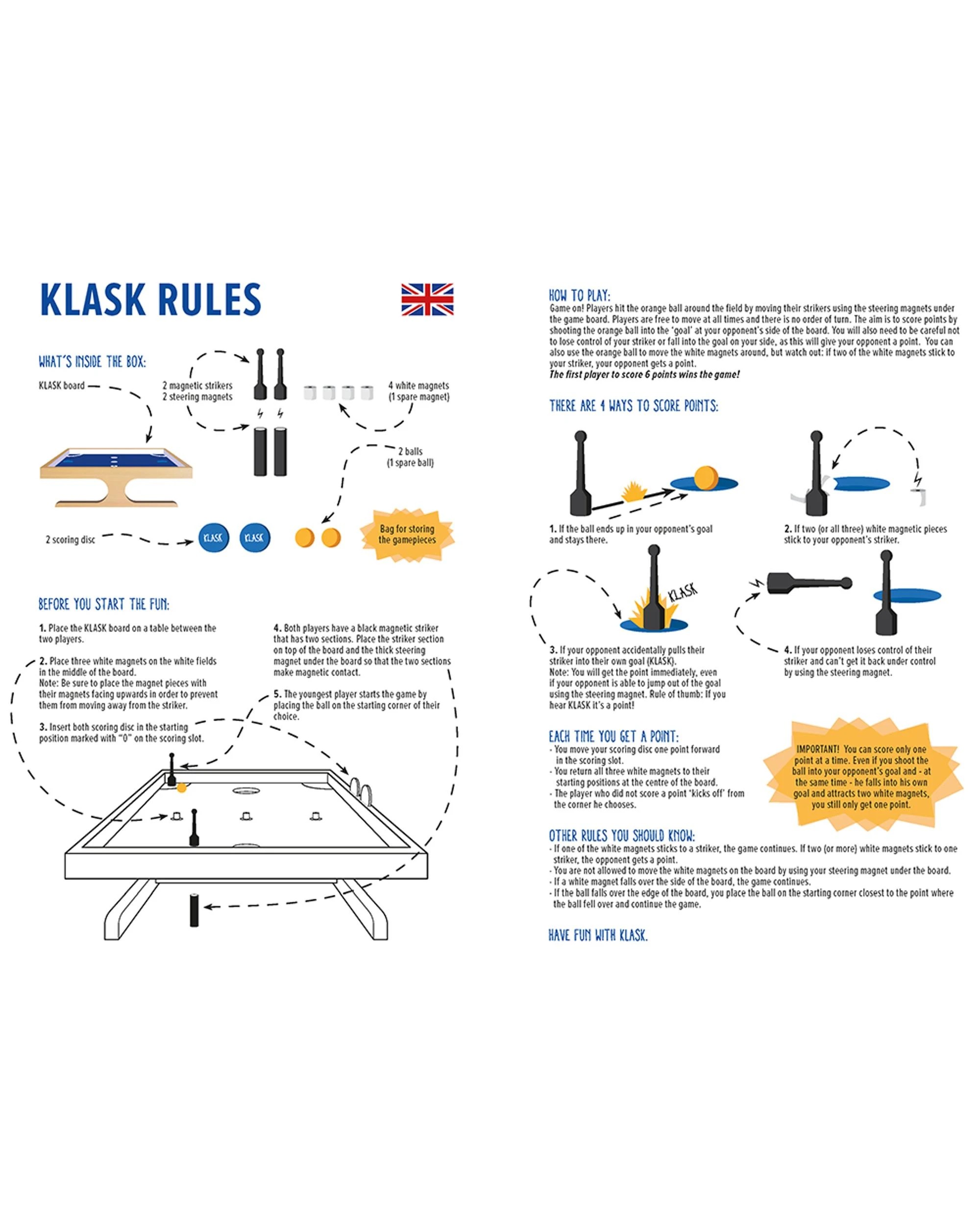 3 Klask Board Game, 3 of 6