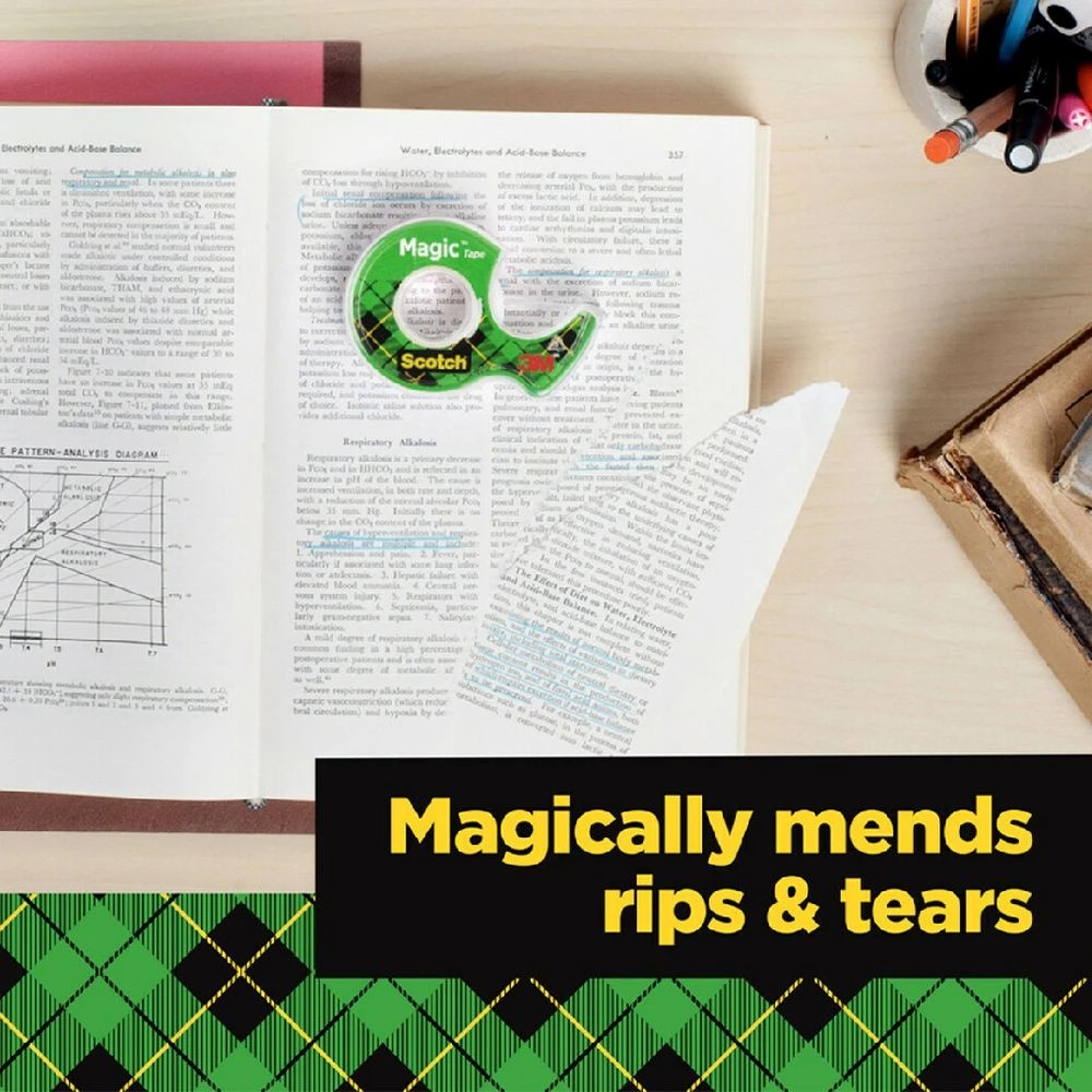 5 Scotch Magic Tape with Dispenser 19 mm x 16 m 2 Pack, 5 of 6