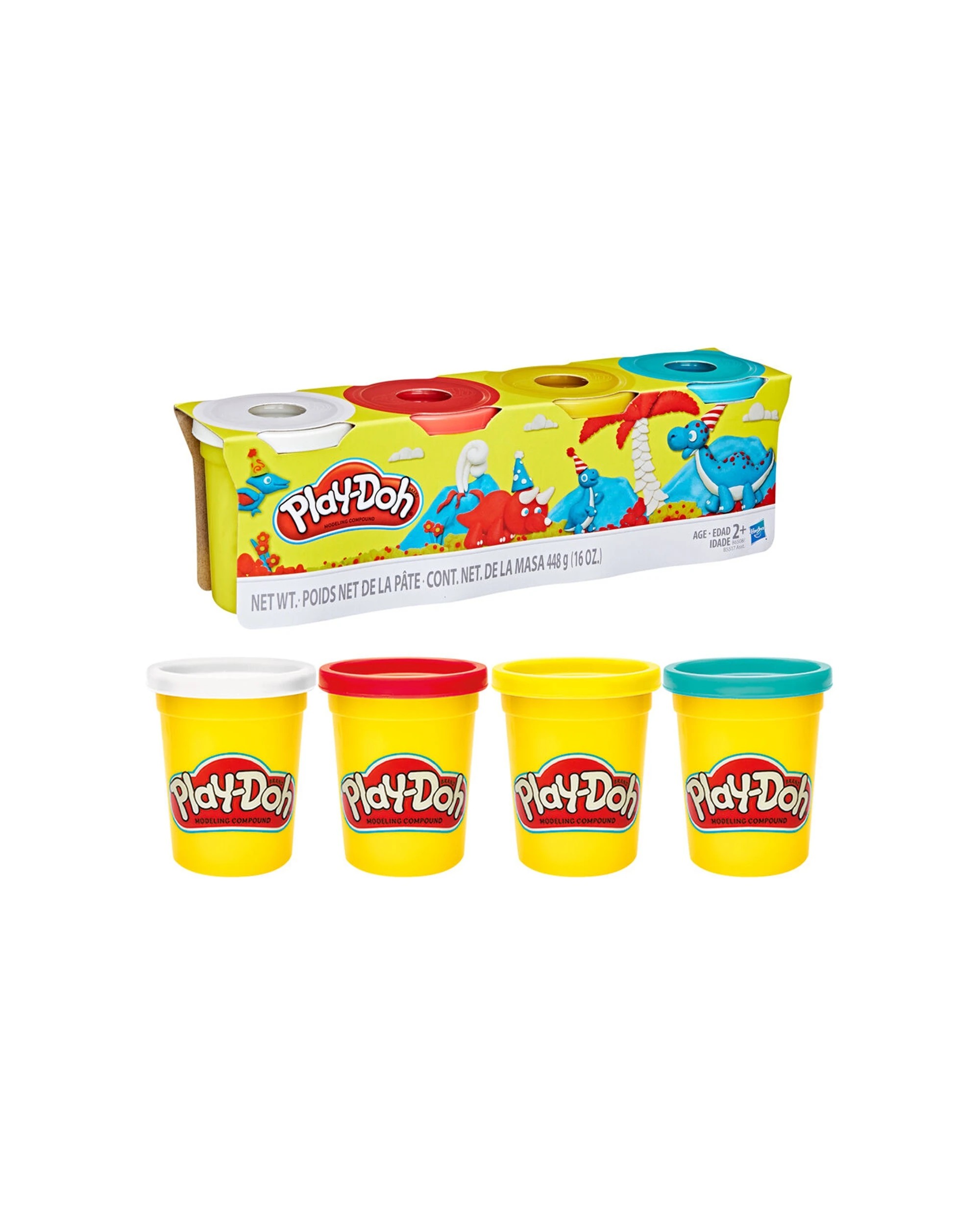 1 Hasbro 4pc Play-Doh Crafting Classic Children's Modelling Set - Multi, 1 of 5