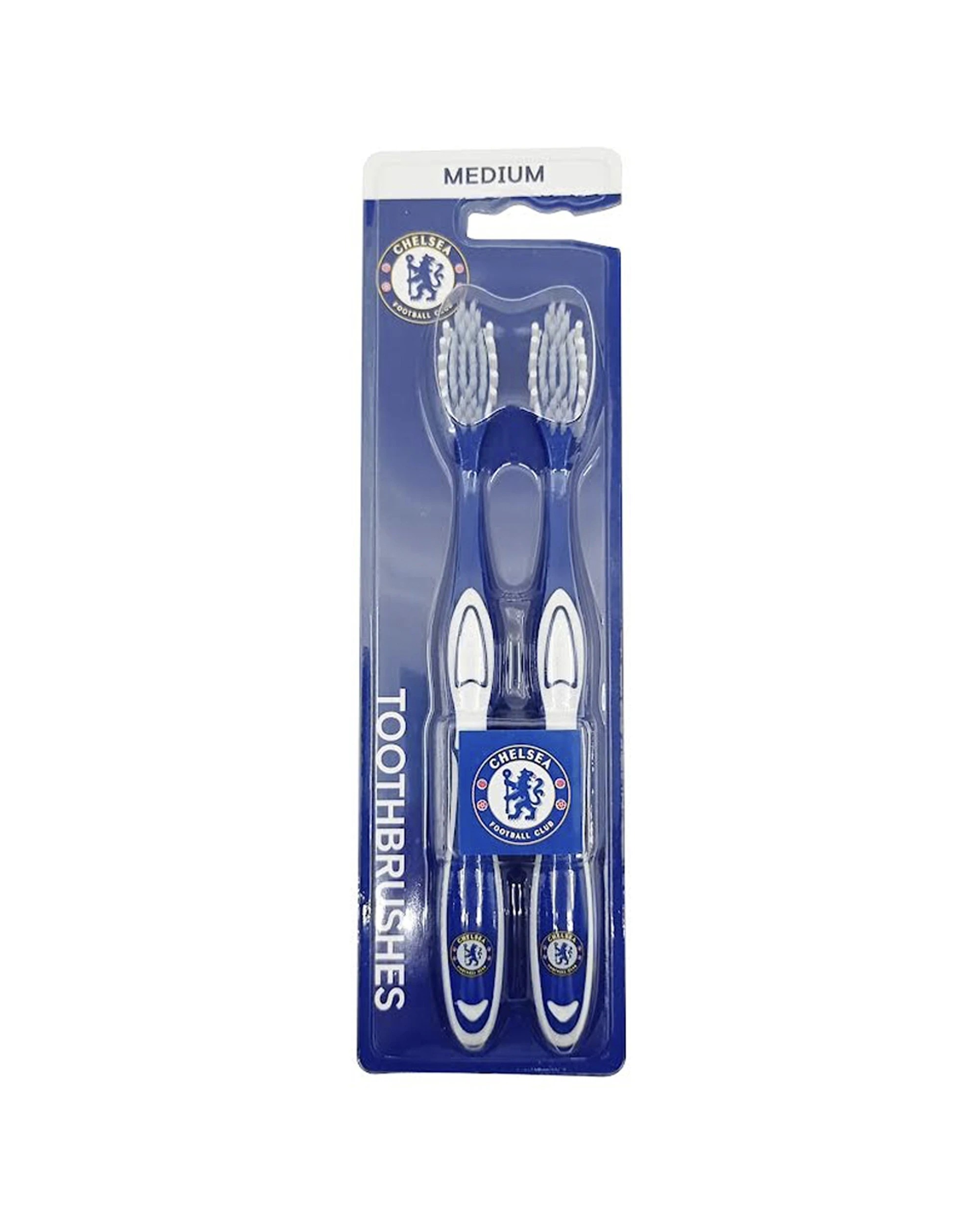 2 EPL Chelsea F.C. Adults Medium Toothbrush Oral Care 6pc - Multi, 2 of 2