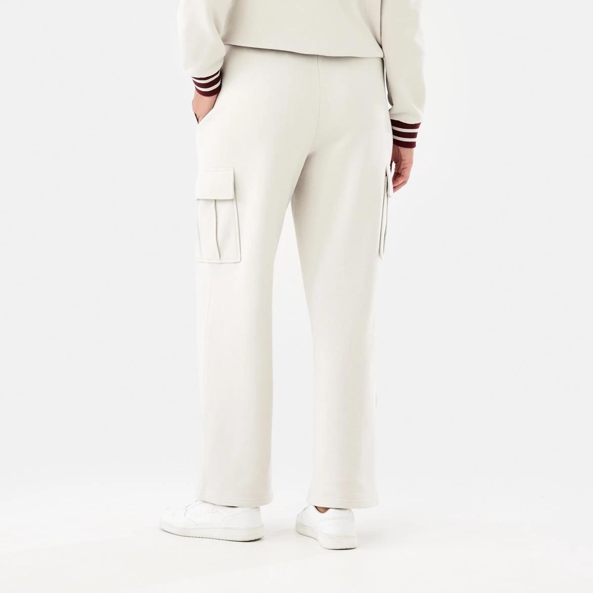 3 Cargo Wide Leg Trackpants Nat Beige, 3 of 7