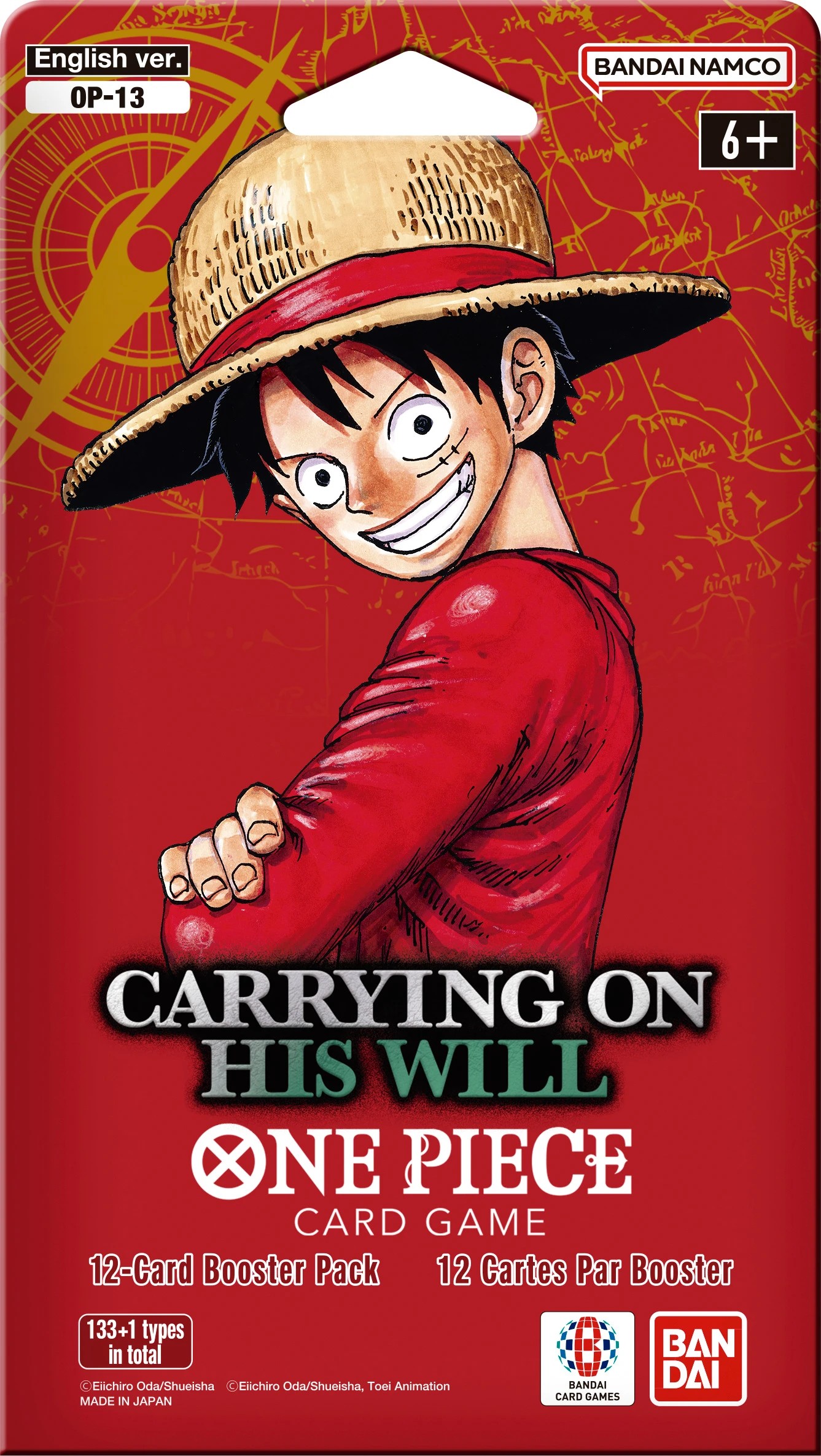 1 One Piece Trading Card Game Carrying On His Will (OP13), 1 of 1