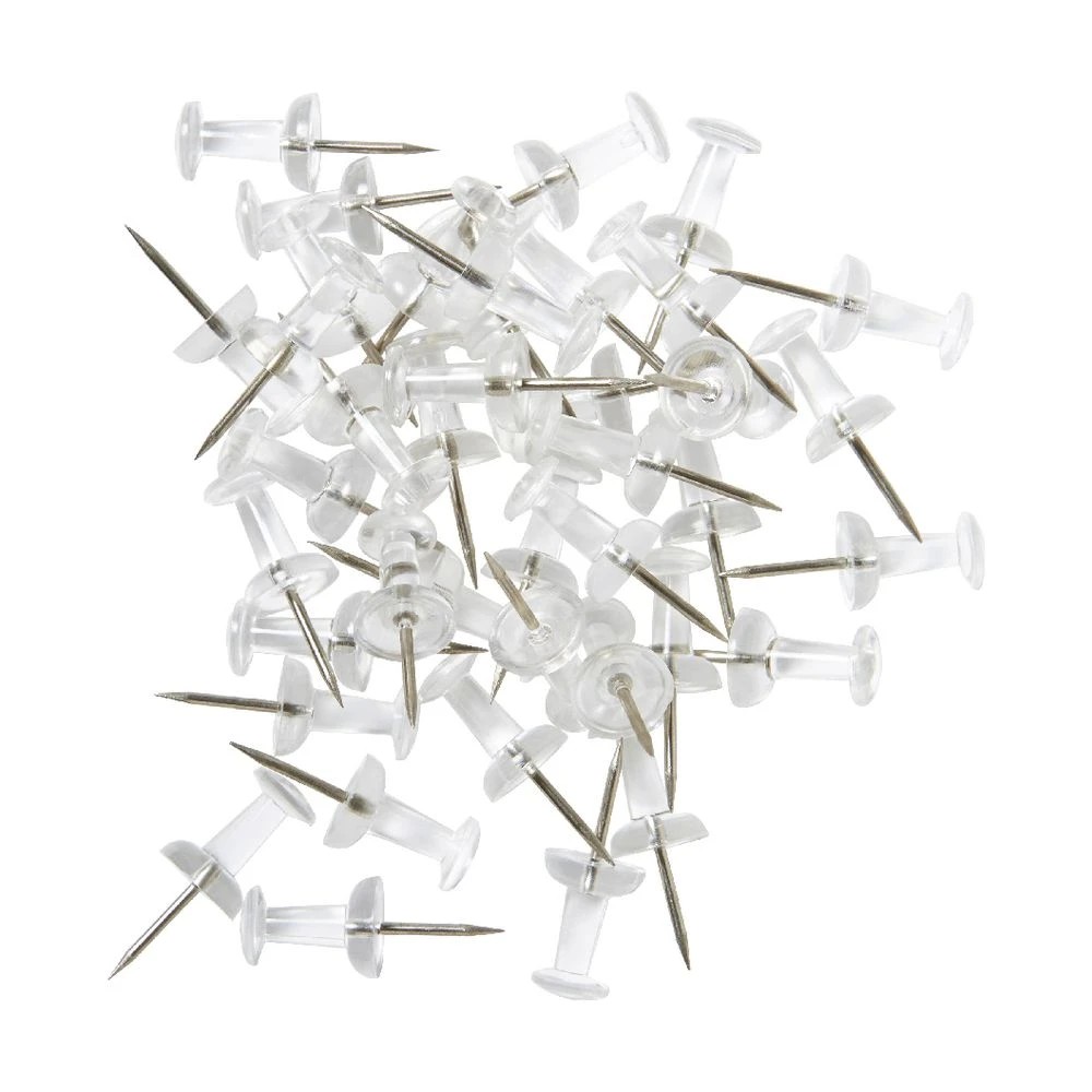 4 J.Burrows Push Pins Clear 50 Pack, 4 of 6