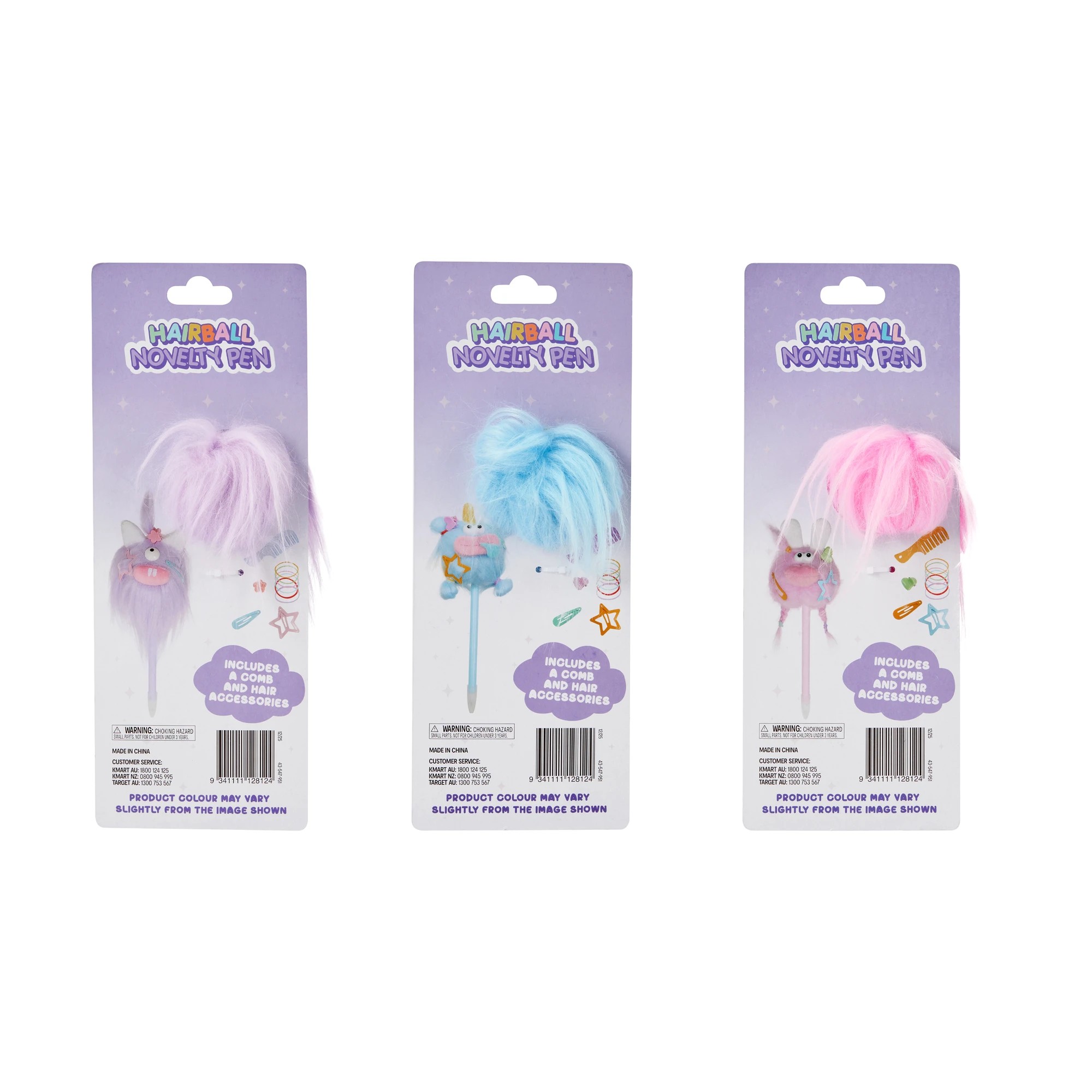 9 Hairball Novelty Pen - Assorted, 9 of 9