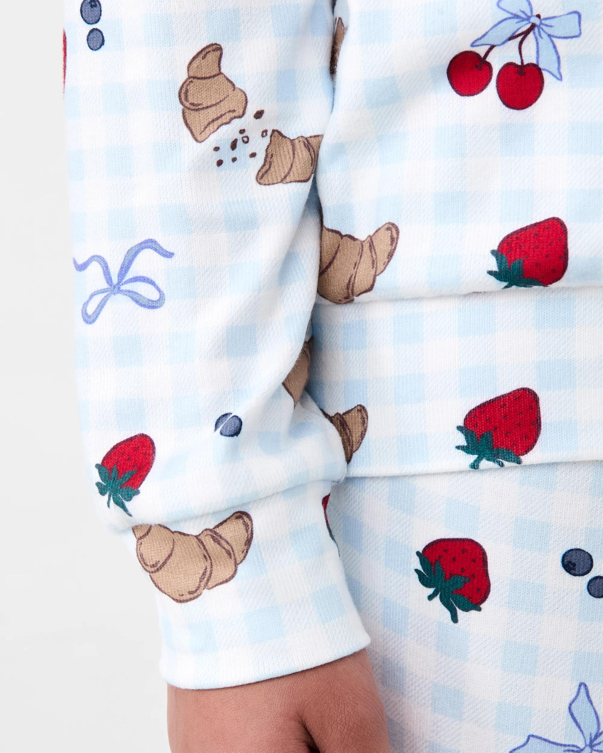 5 Hacci Pyjama Set Blu Gng Br, 5 of 7