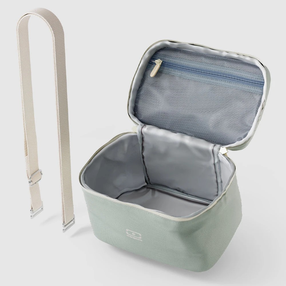 5 Monbento Arctic Insulated Cooler Lunch Bag Natural - Green - Green, 5 of 5