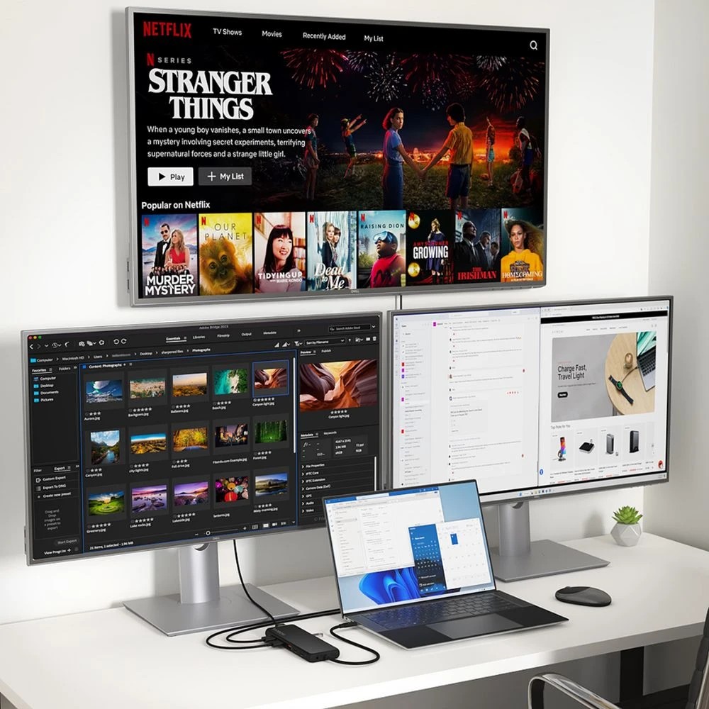 8 Satechi 13 in 1 Triple Display Dock, 8 of 8