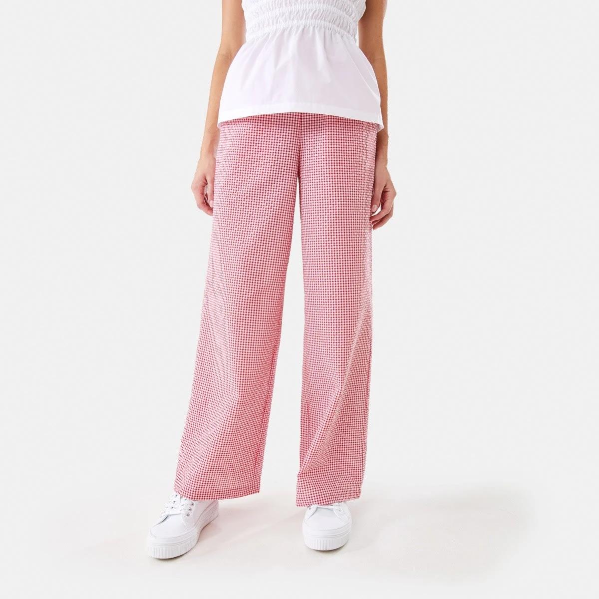 2 Seersucker Pants Red Ging, 2 of 9