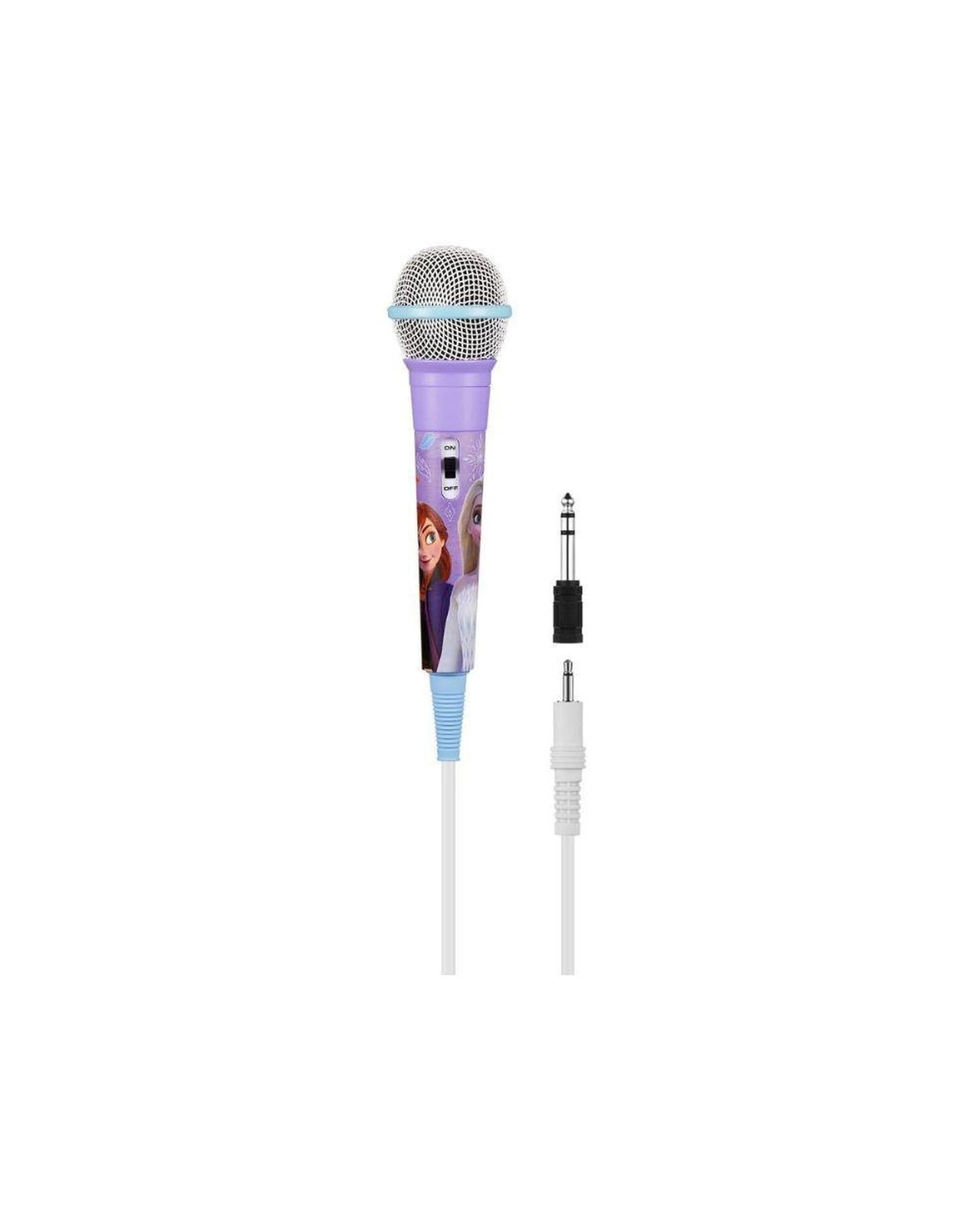 2 Disney Frozen Auxiliary Microphone with 3m Aux Cable and 6.5mm Adapter Plug & Play Design, 2 of 3