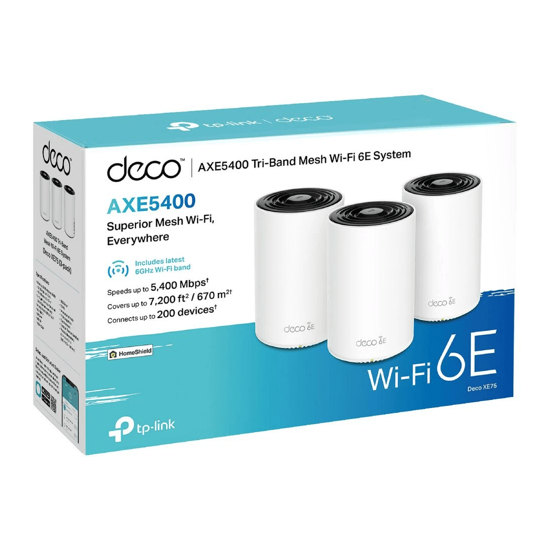 4 TP-Link AXE5400 Tri-band Mesh WiFi 6E System 3 Pack, 4 of 9