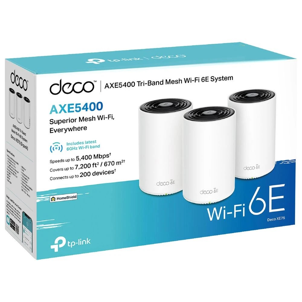 4 TP-Link AXE5400 Tri-band Mesh WiFi 6E System 3 Pack, 4 of 9