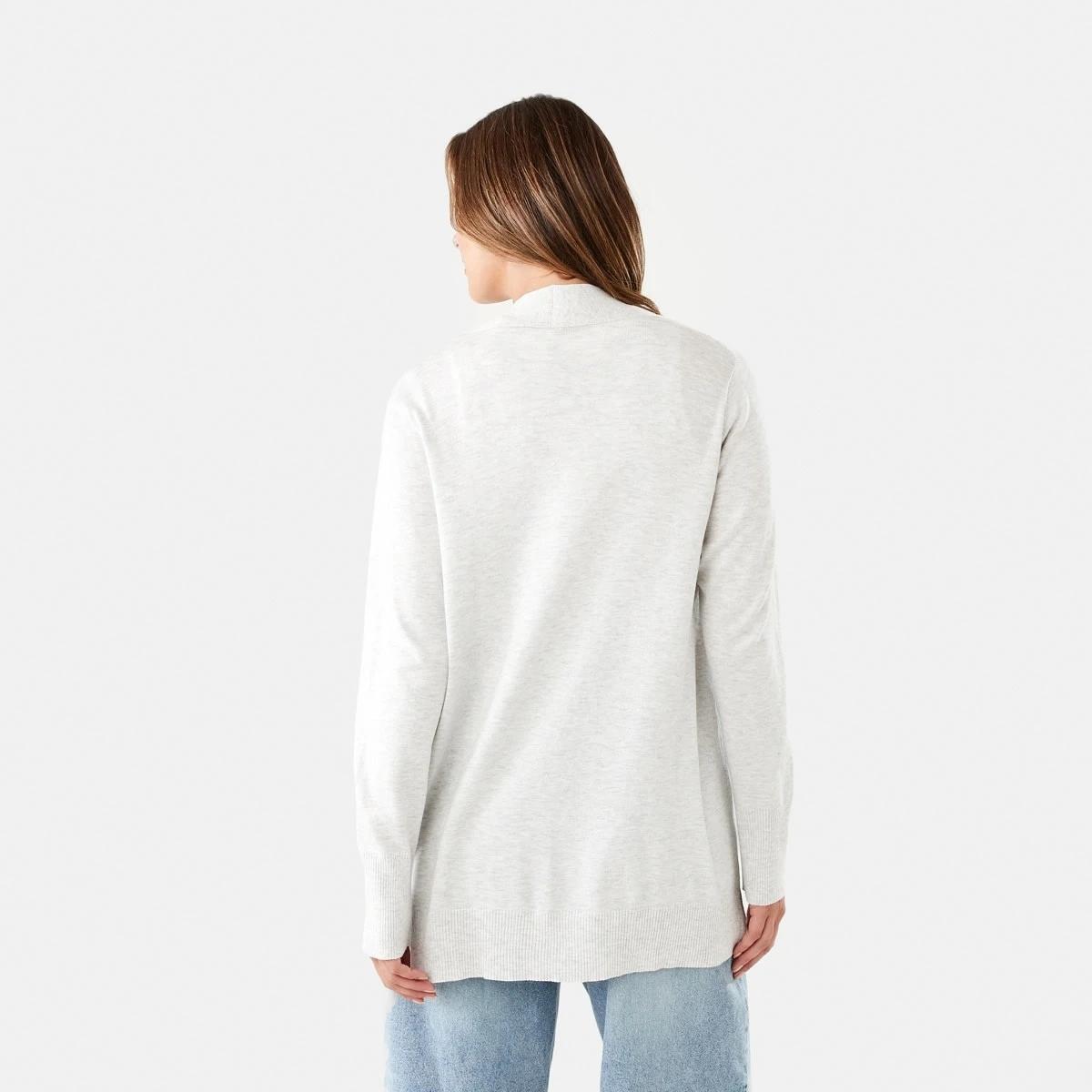3 Edge to Edge Cardigan Wht Marle, 3 of 6