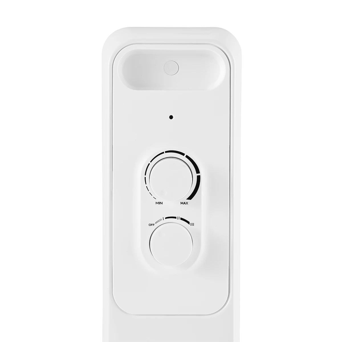 2 11 Fin Oil Heater - Grey, 2 of 9