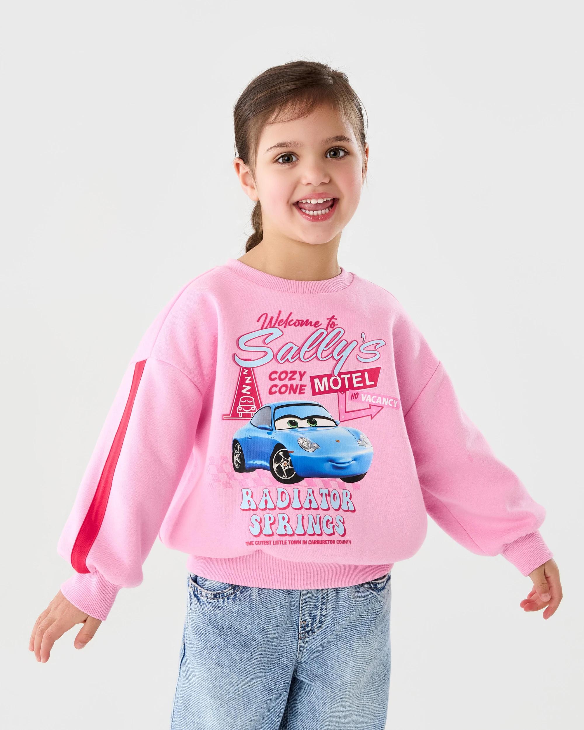1 Cars License Oversized Sweatshirt Cars, 1 of 7