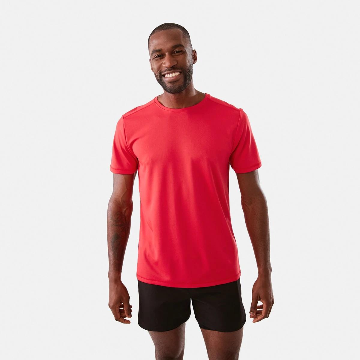1 Active Mesh T-shirt Neon Red, 1 of 6