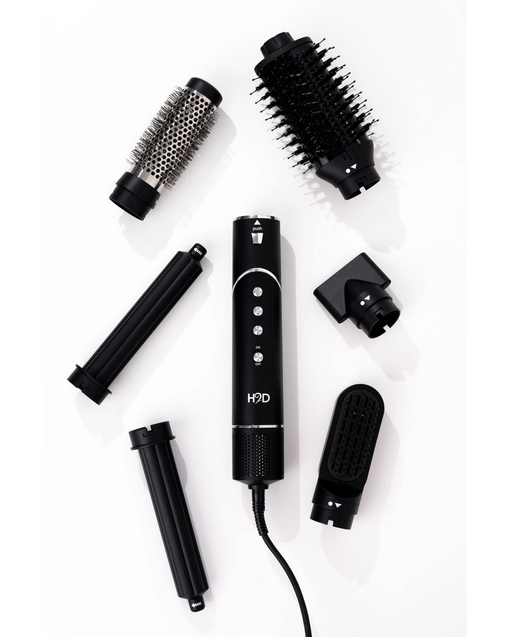 2 H2D 6-in-1 Ultra Styler Hair Styling Tool in Black Rose, 2 of 9