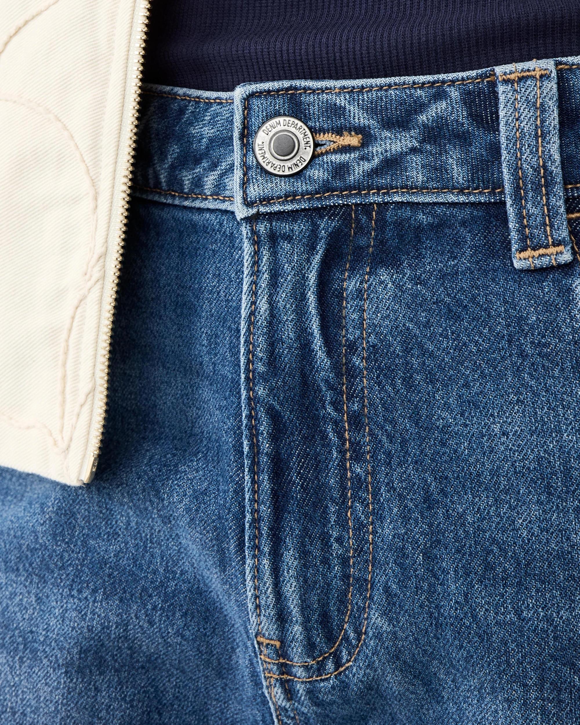 6 Straight Leg Jeans MID DENIM, 6 of 7