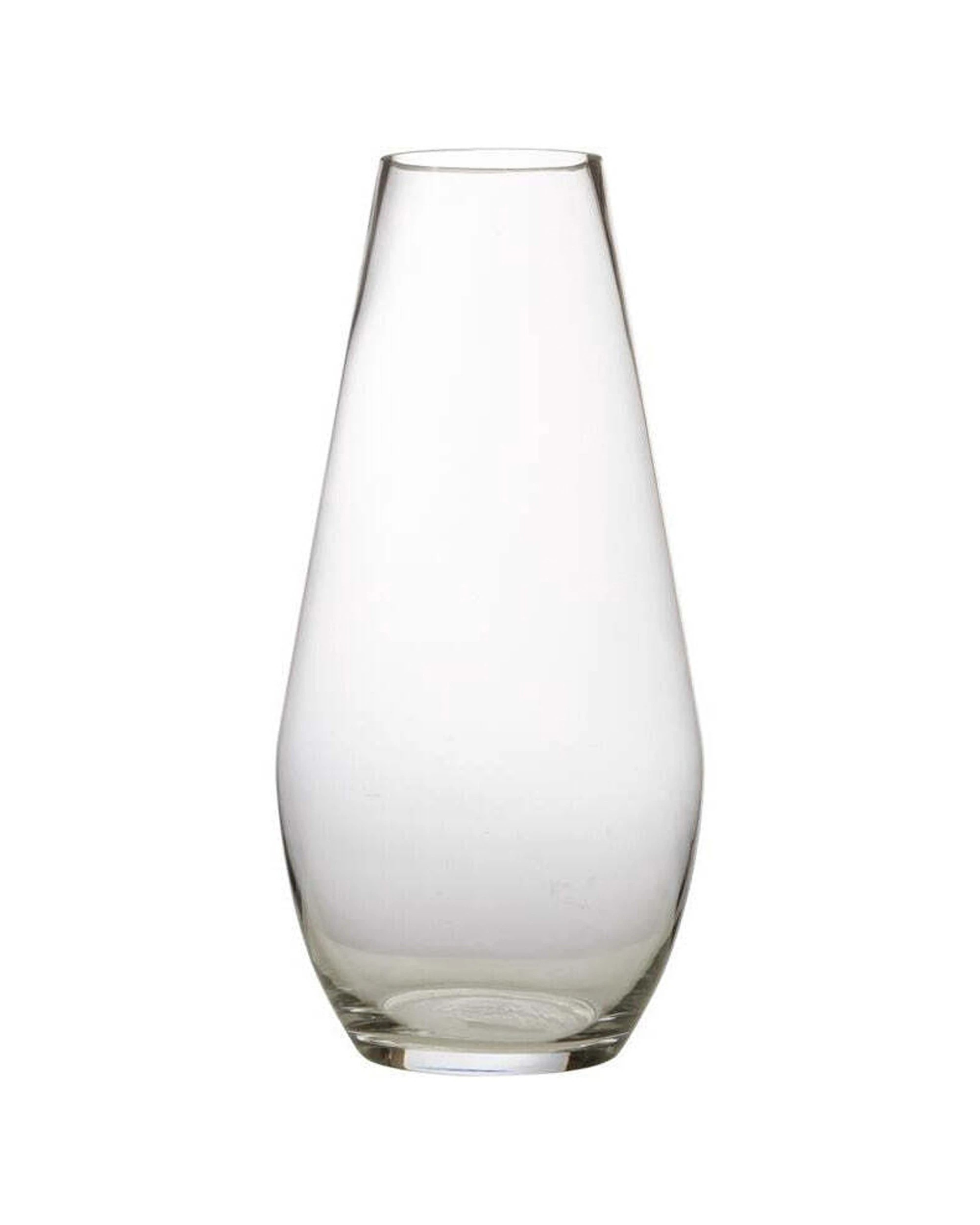 2 Maxwell & Williams Diamante Teardrop Vase 35cm Gift Boxed Handmade Glass - Clear, 2 of 3