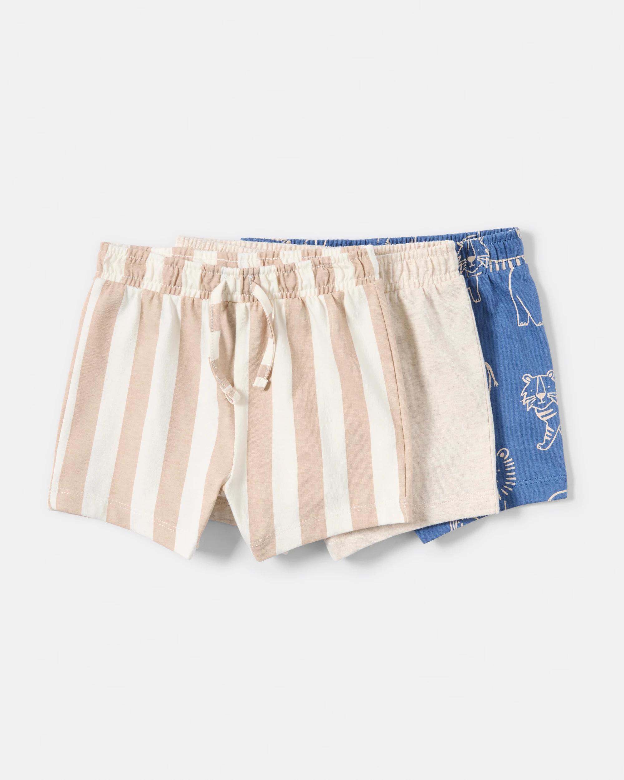 1 3 Pack Print Shorts DOE SKIN SAFARI, 1 of 8