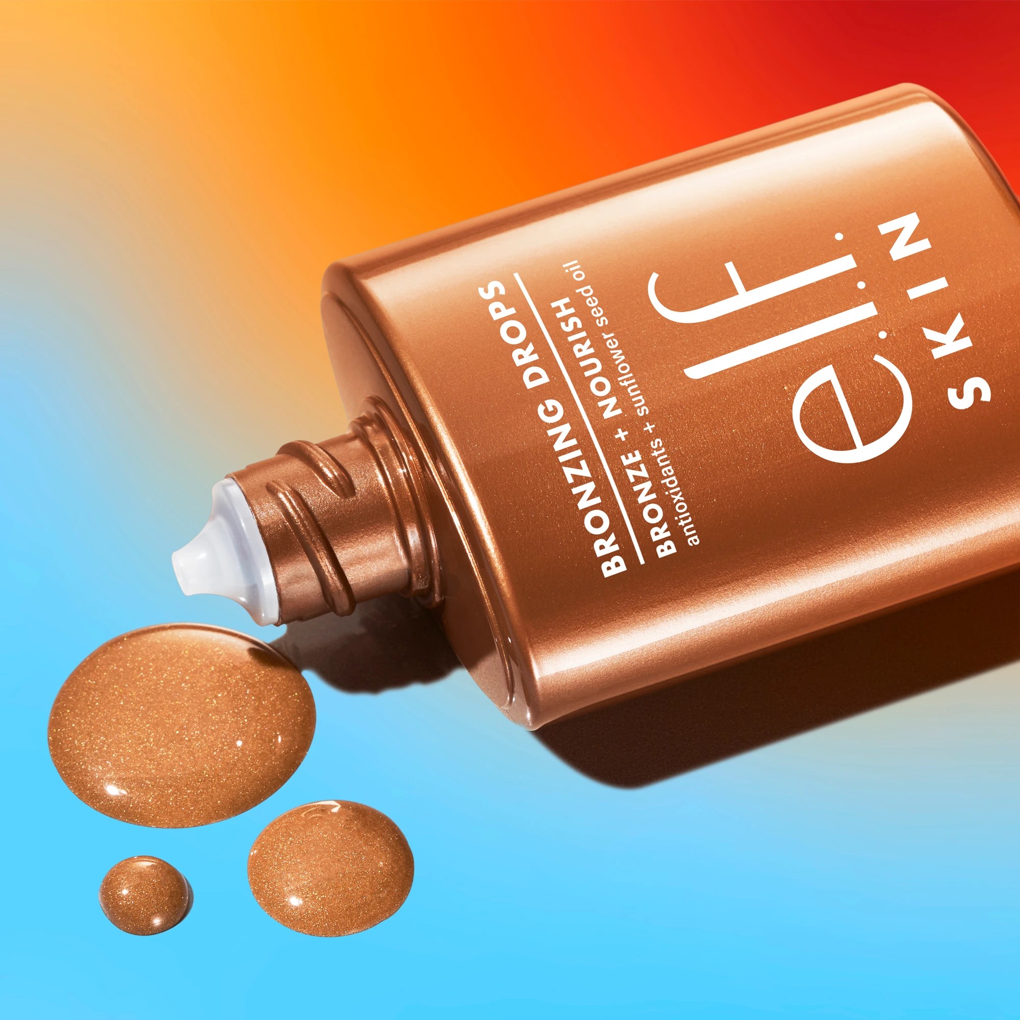 7 e.l.f. Skin Bronzing Drops - Copper Gold, Vitamin E and Sunflower Seed Oil, 7 of 7