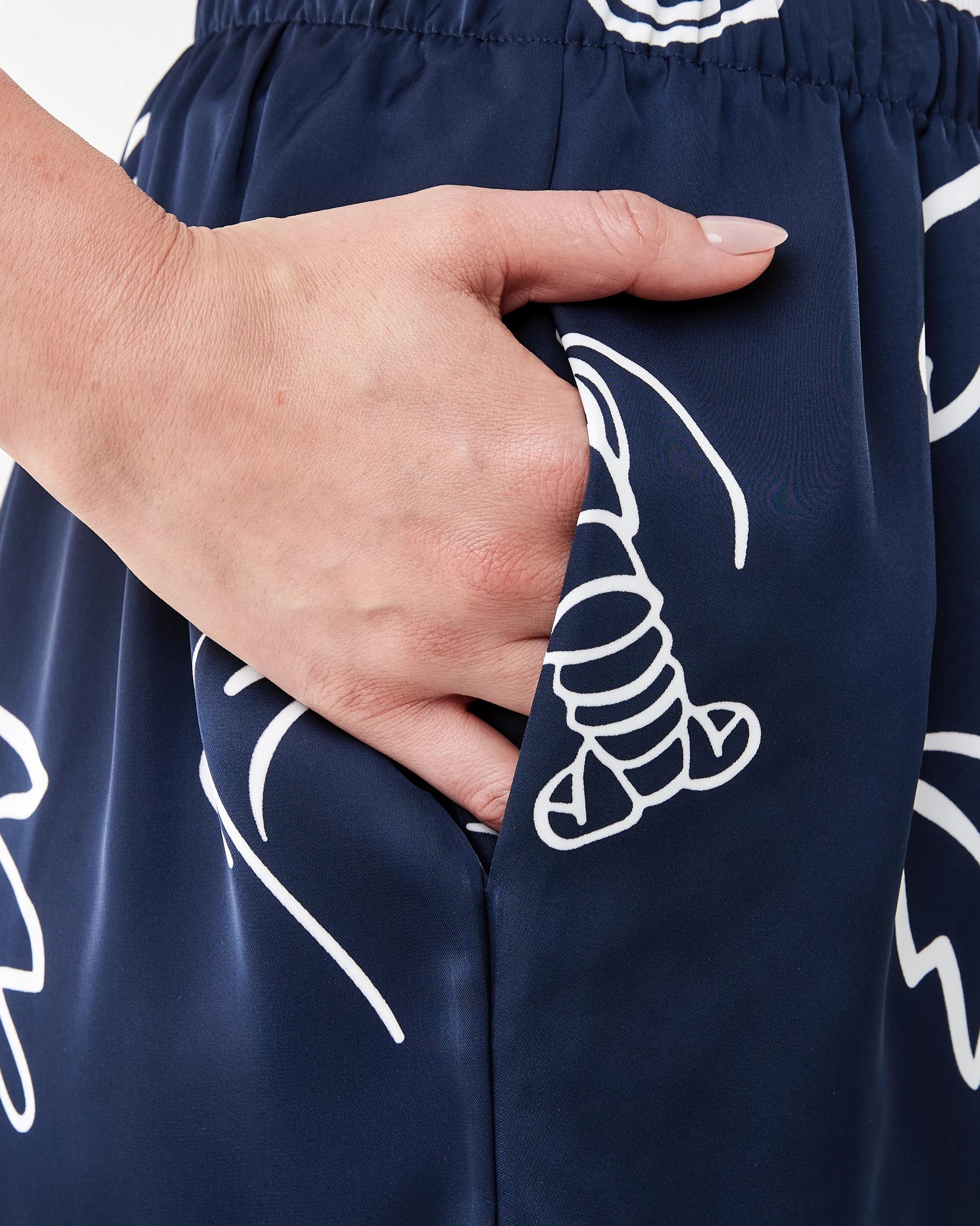 5 Satin Pants Nvy Vacay, 5 of 6