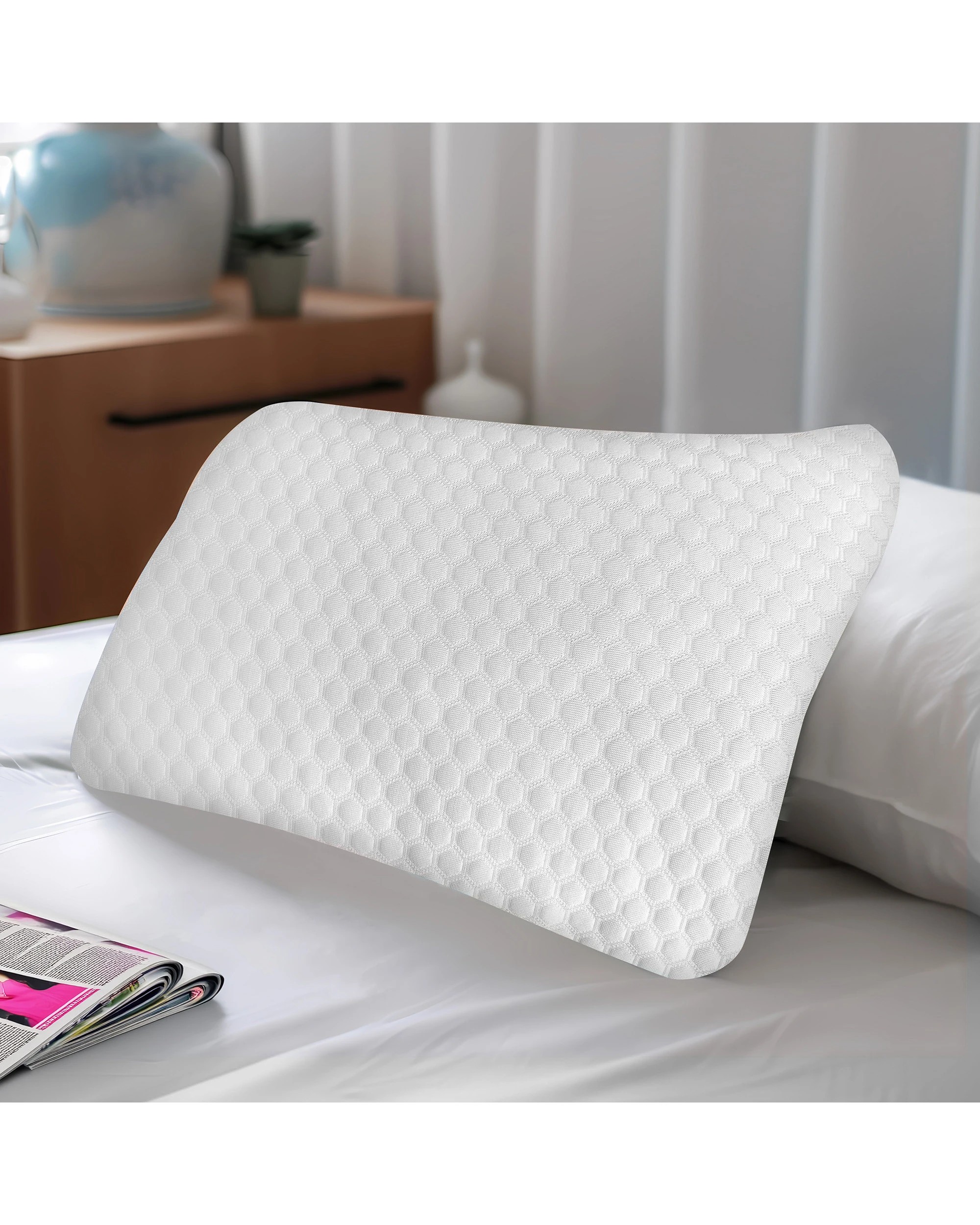 10 Laura Hill Cooling Memory Foam Pillow - Single, 10 of 10
