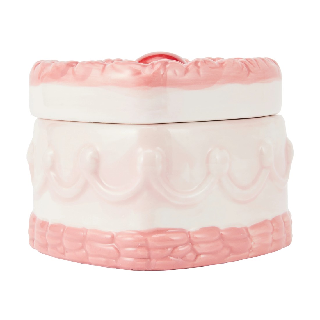 1 Ceramic Heart Cake Candle, 1 of 6