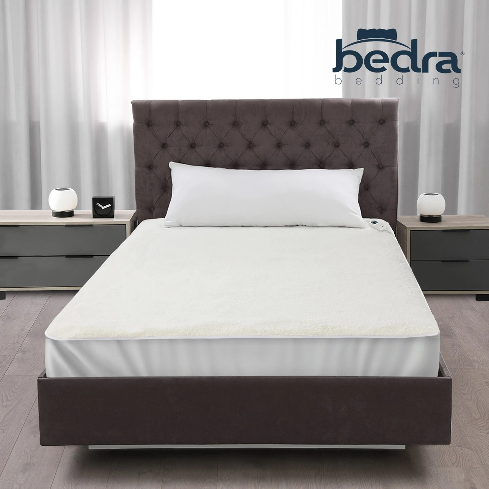 7 Bedra Bedding Electric Heated Blanket Fully Fitted Fleece Underlay Winter Pad Single - Single Bed - White, 7 of 7