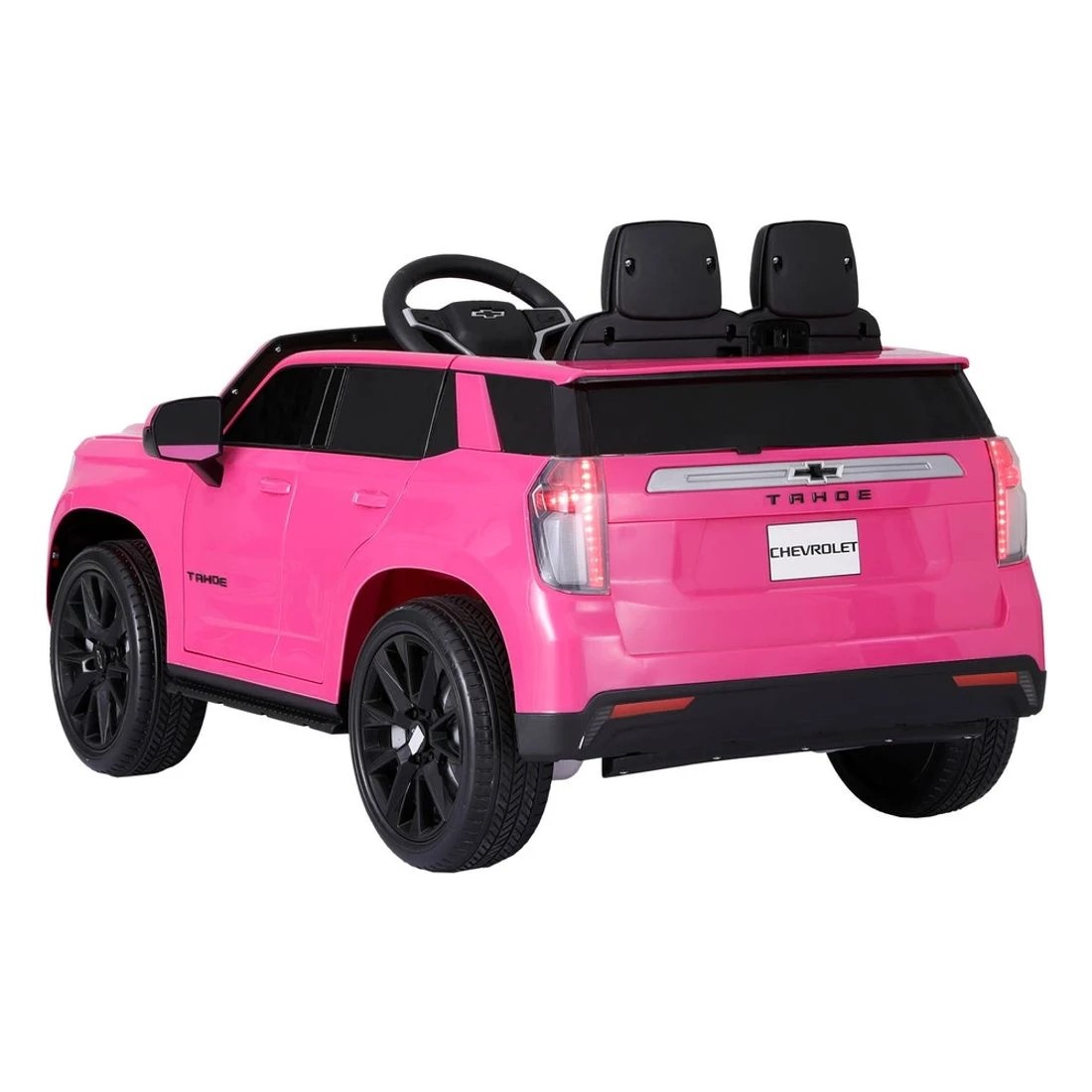 3 Kids Ride On Car Licensed Chevrolet Tahoe Electric Toys Horn Remote 12V - Pink, 3 of 6
