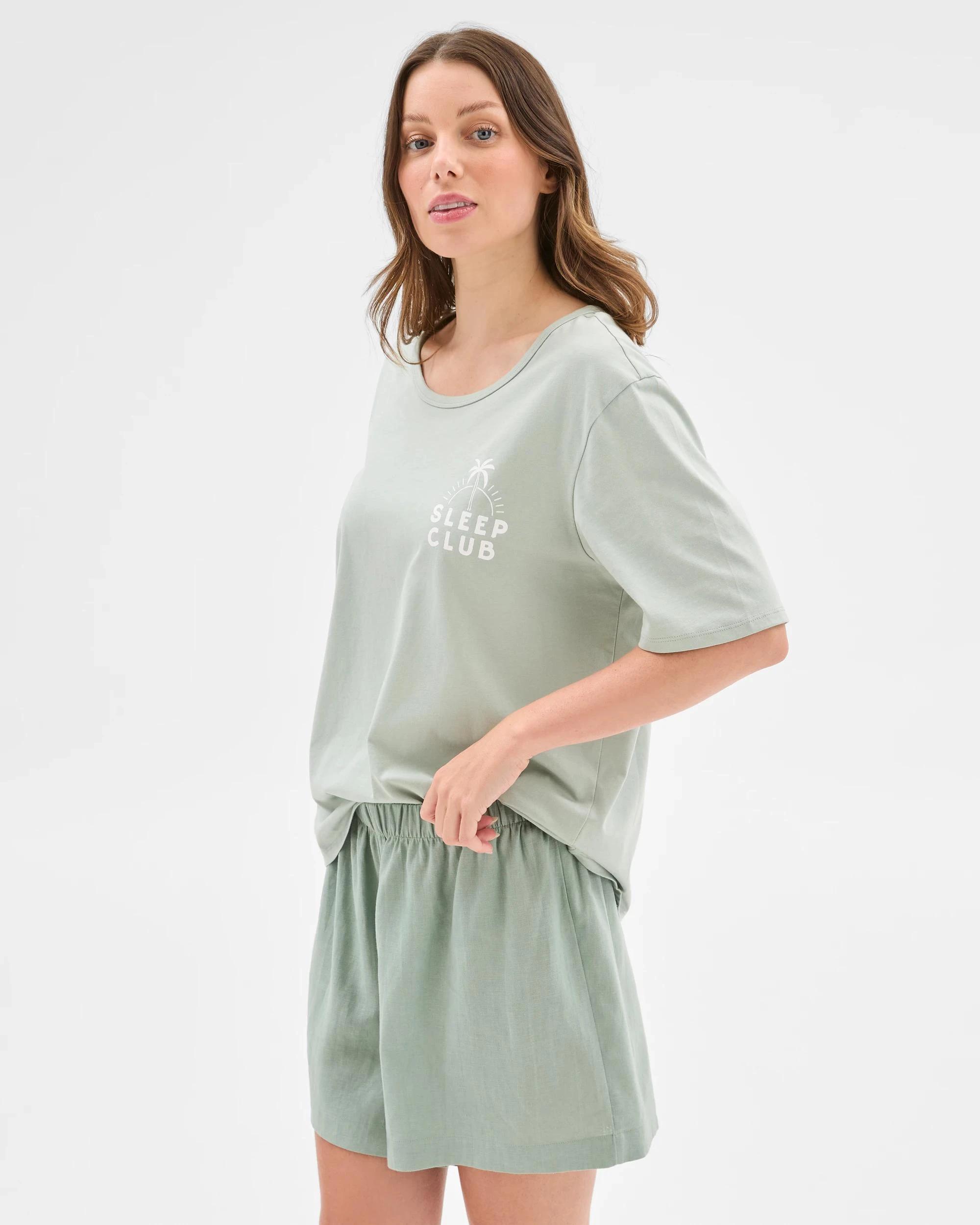 4 Target Woman Australian Cotton Womens Printed Sleep Top PALM, 4 of 6