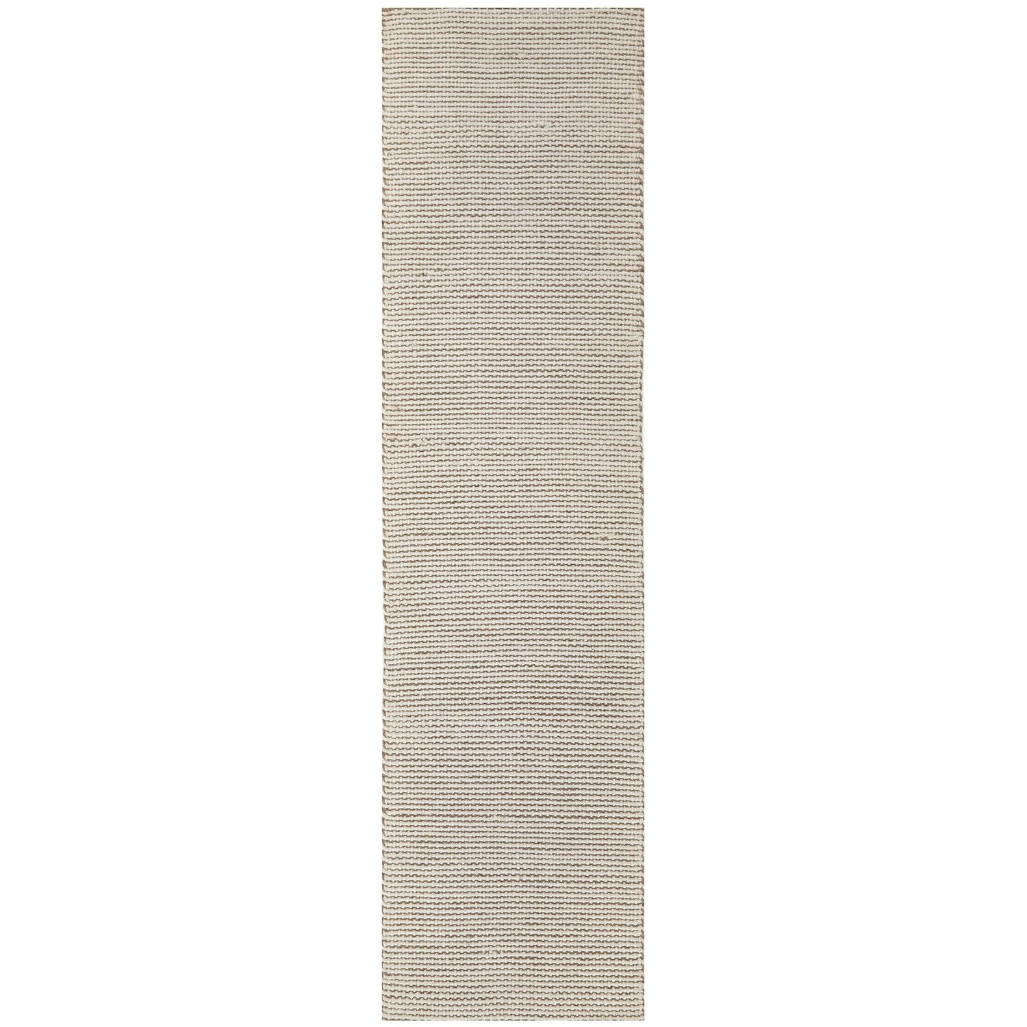 2 Common Ground Rugs Kingsley Cove 400x80cm - Large Runner Hand Loomed Wool & Jute Rug - White, 2 of 6