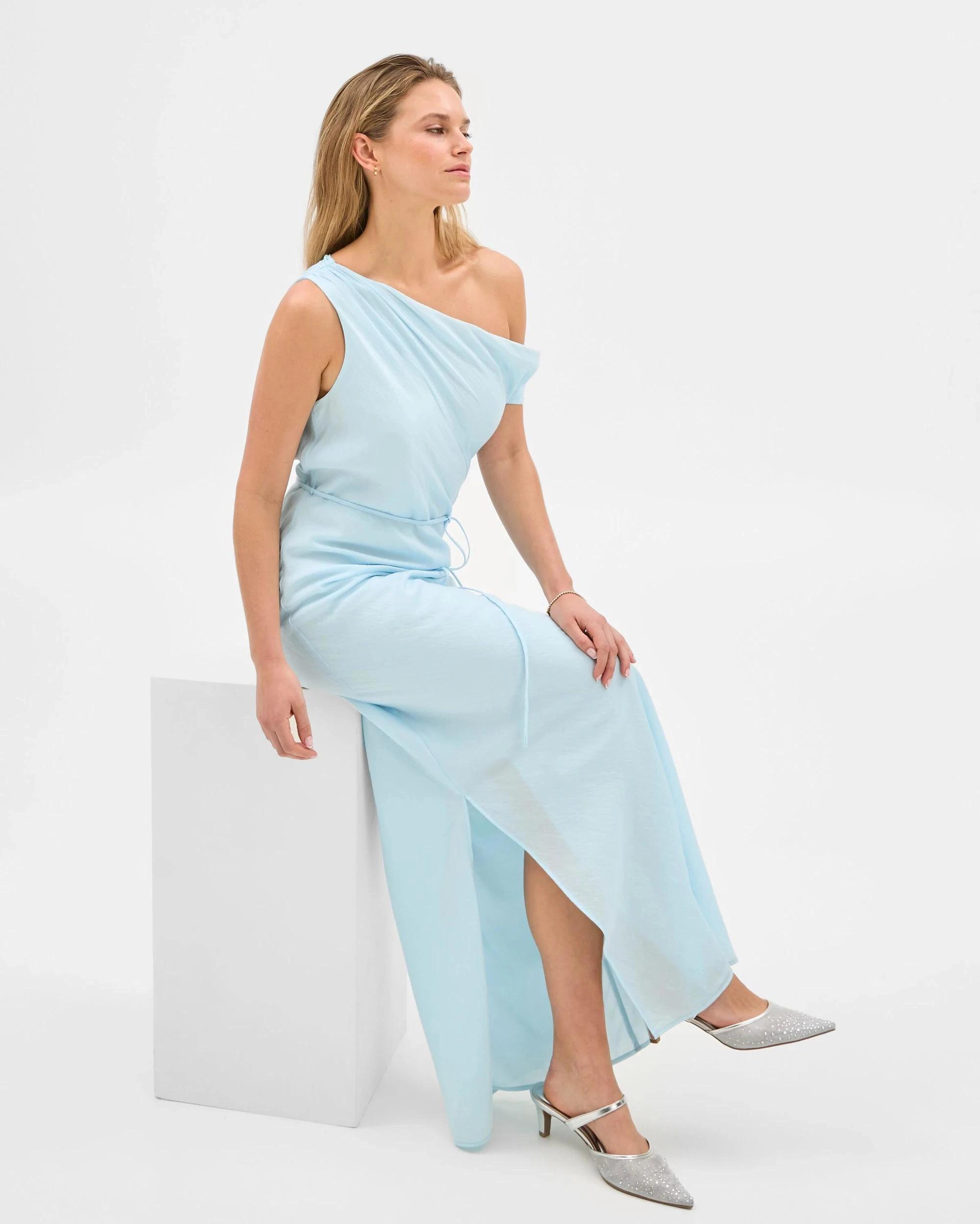 7 Off The Shoulder Midi Dress - Lily Loves OMPHALODES, 7 of 7
