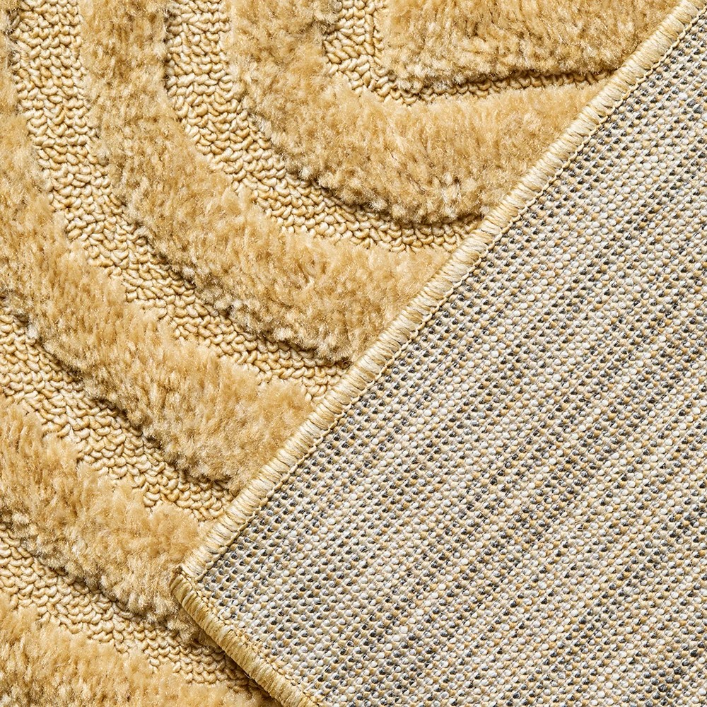 5 Common Ground Rugs Sanctuary Zina 290x200cm - Large Power Loomed Floor Rug - Gold, 5 of 7