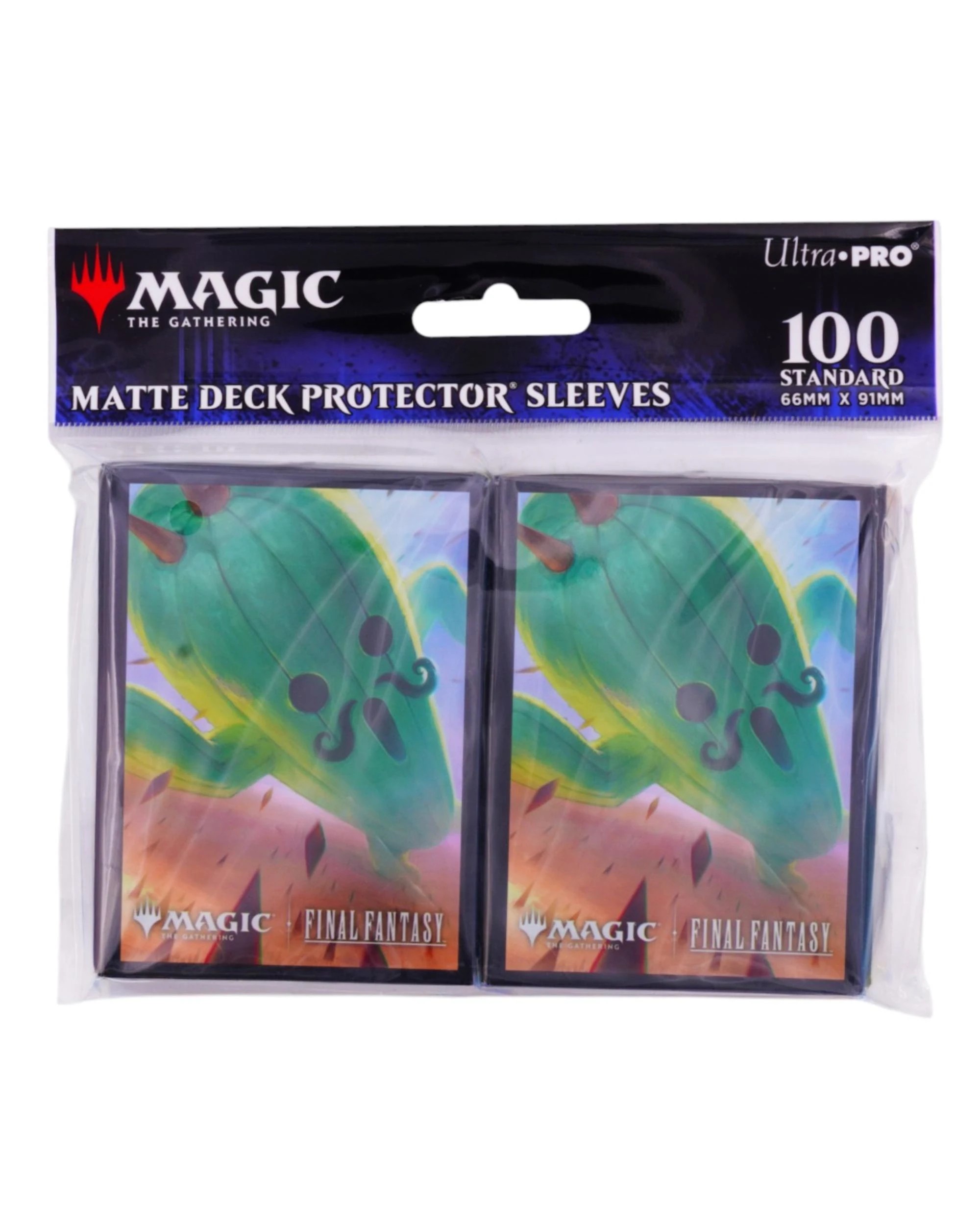 2 Ultra Pro Magic the Gathering Final Fantasy Jumbo Cactuar Deck Protector Sleeves - 100 Pack - Multi, 2 of 3